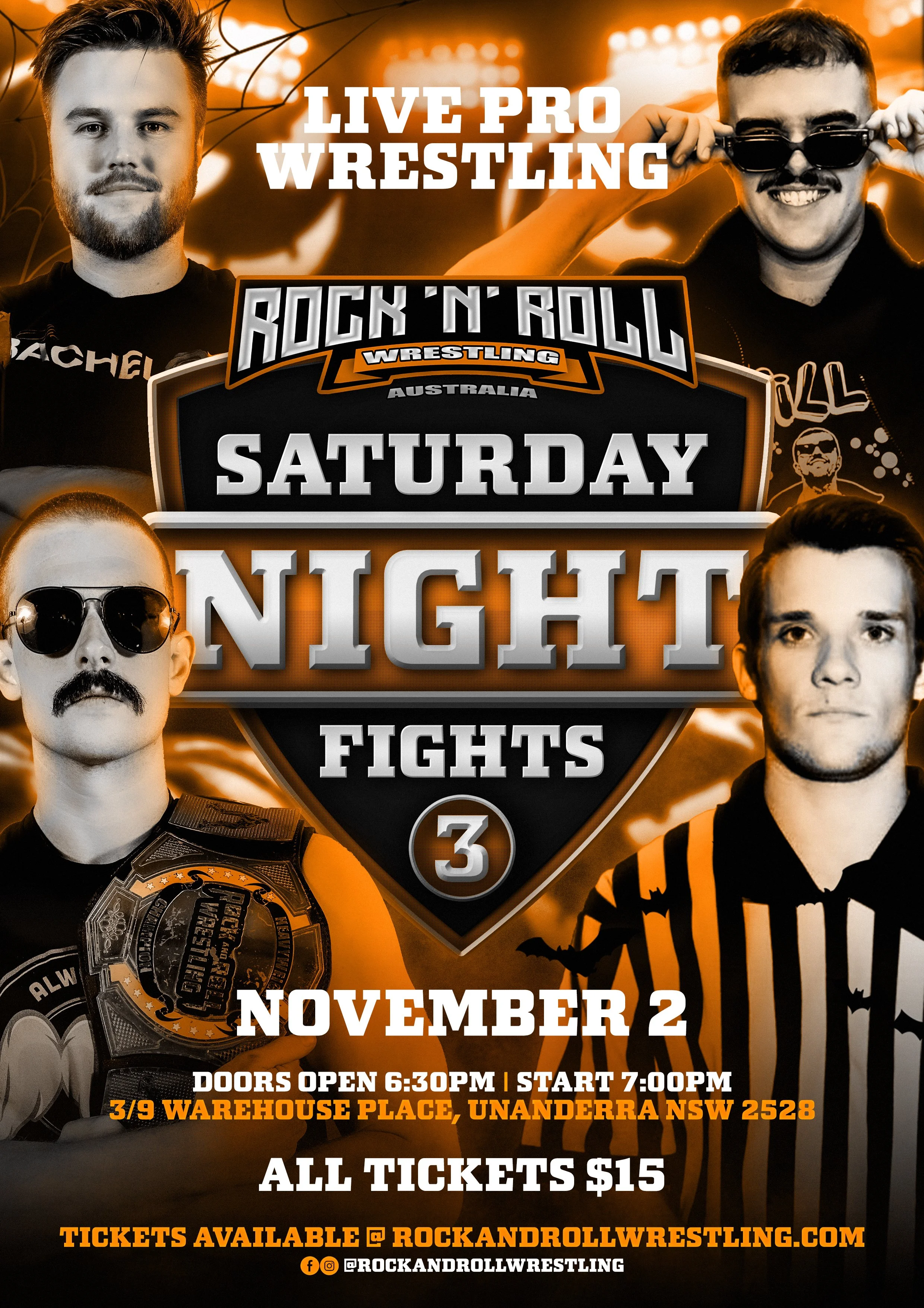 Rock 'N' Roll Wrestling Australia - Saturday Night Fights 3
