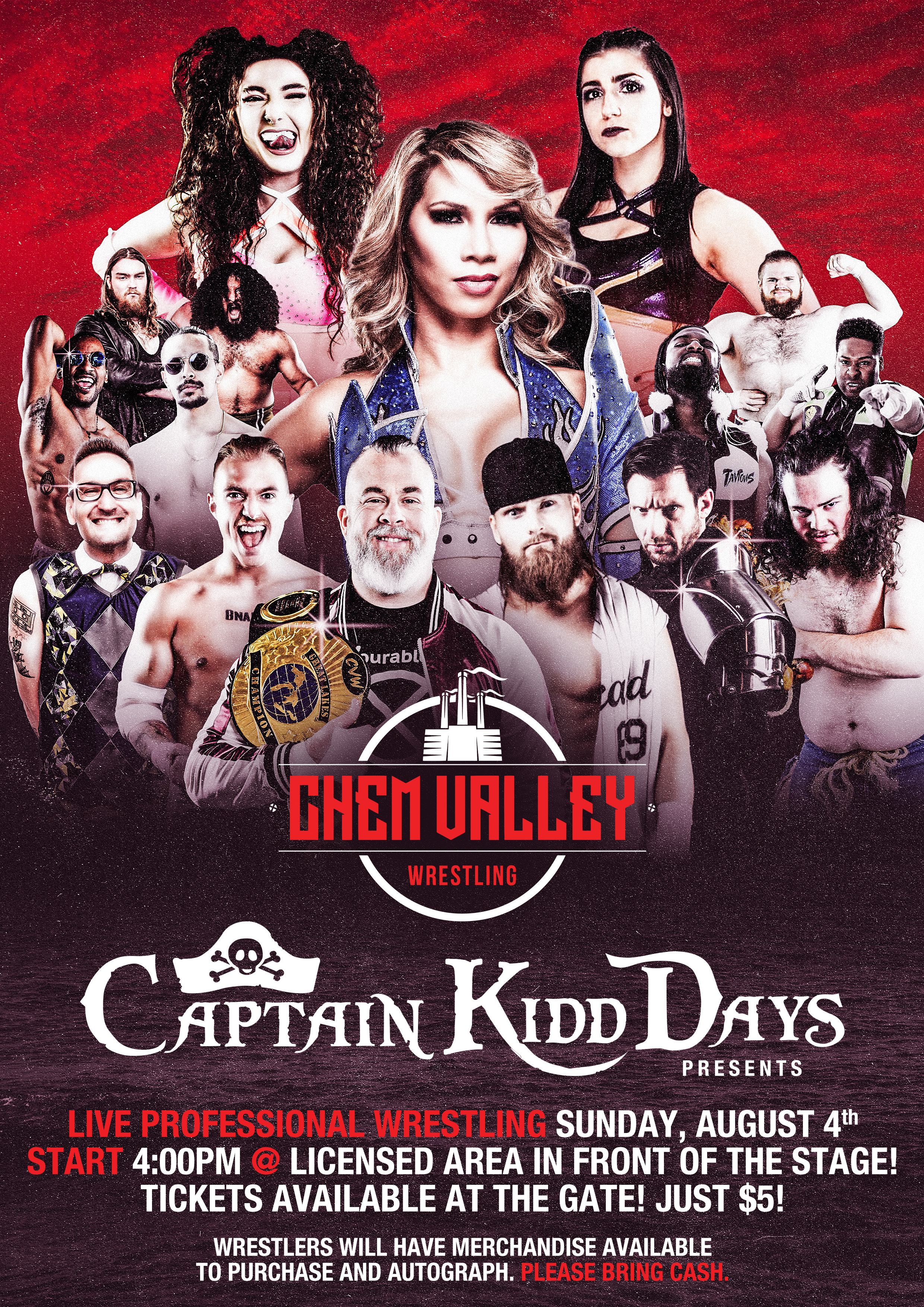 Chem Valley Wrestling x Captain Kidd Days