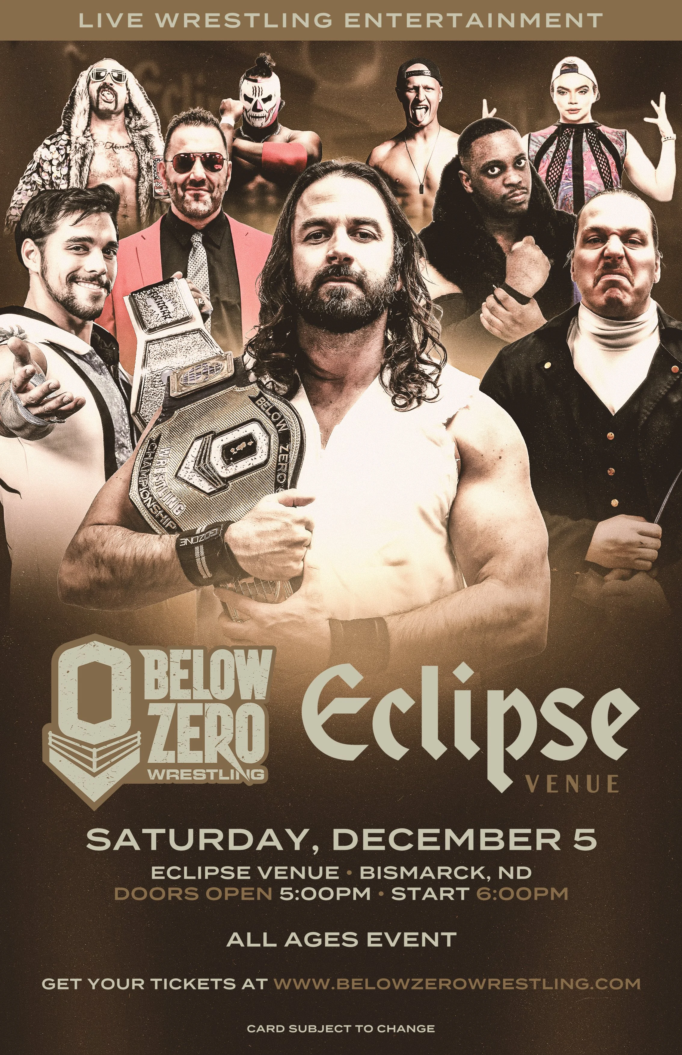 Below Zero Wrestling x Eclipse Venue