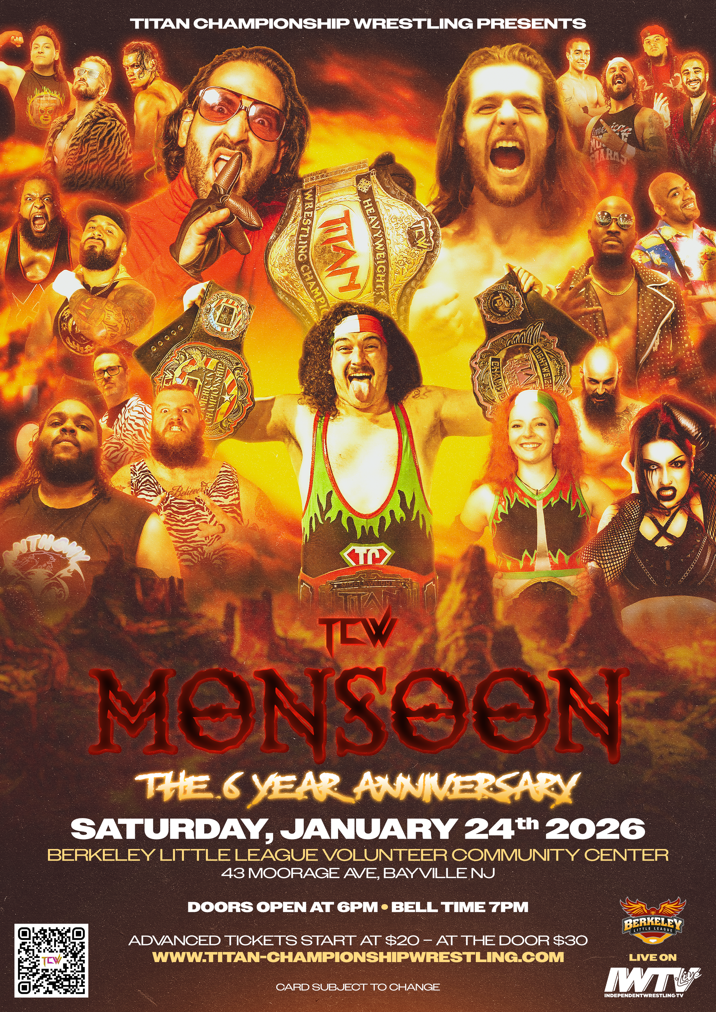 TiTan Championship Wrestling - Monsoon: The 6 Year Anniversary