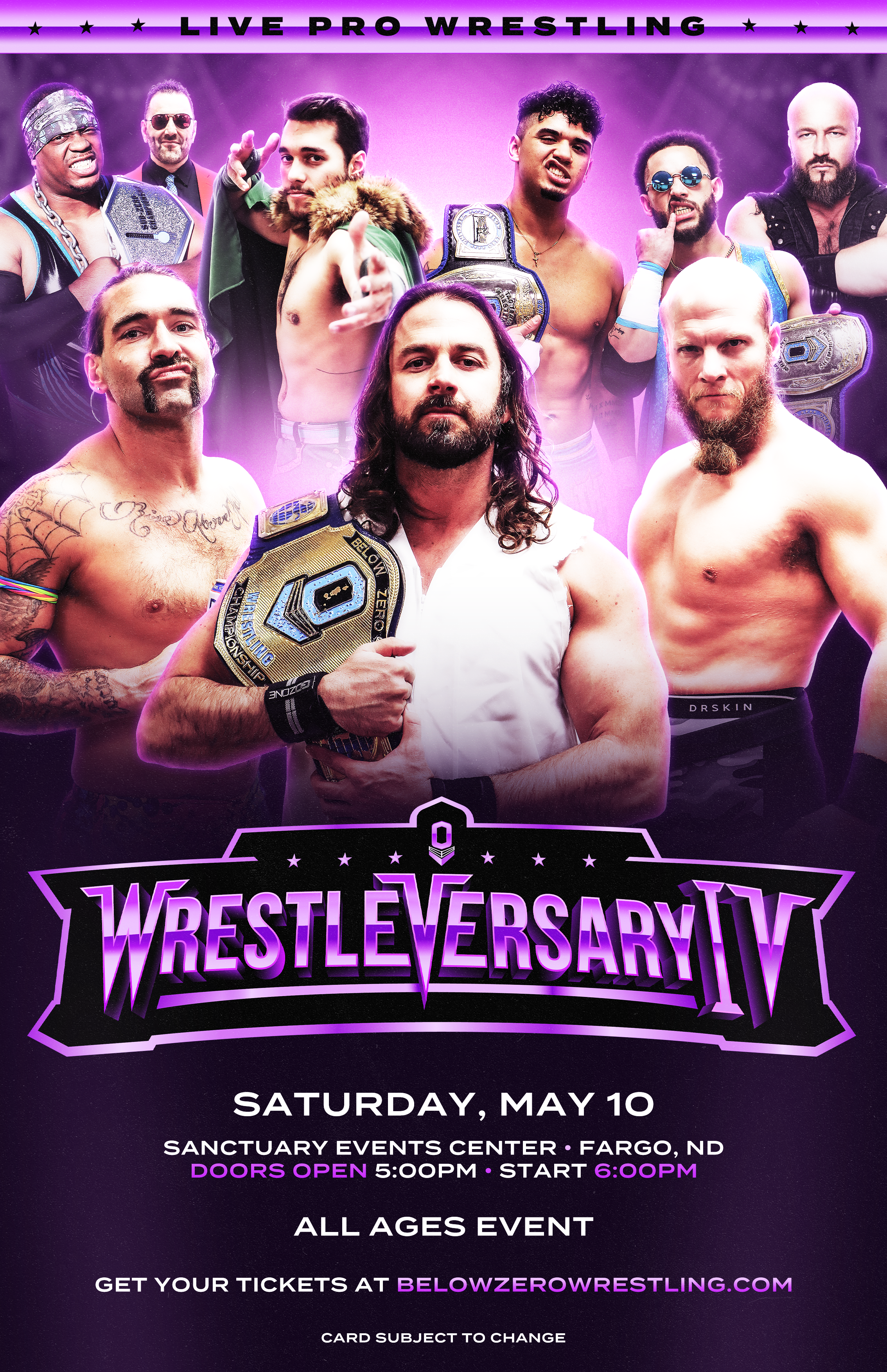 Below Zero Wrestling - WrestleVersary IV