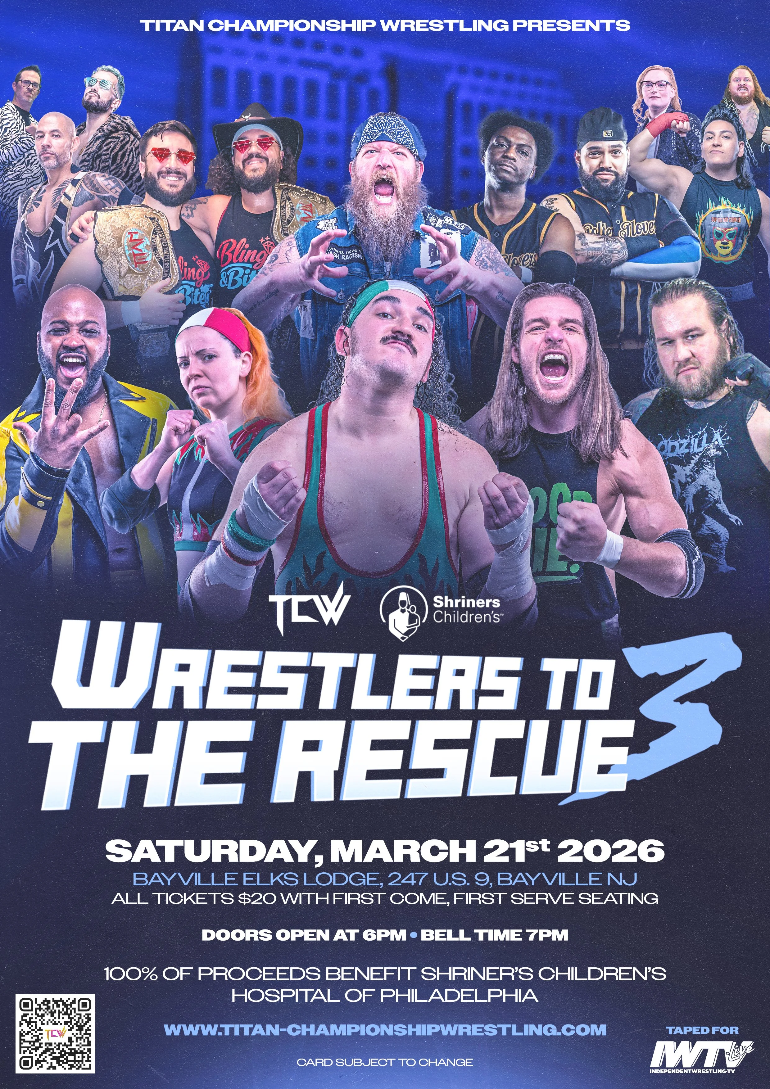 TiTan Championship Wrestling - Wrestlers to the Rescue 3
