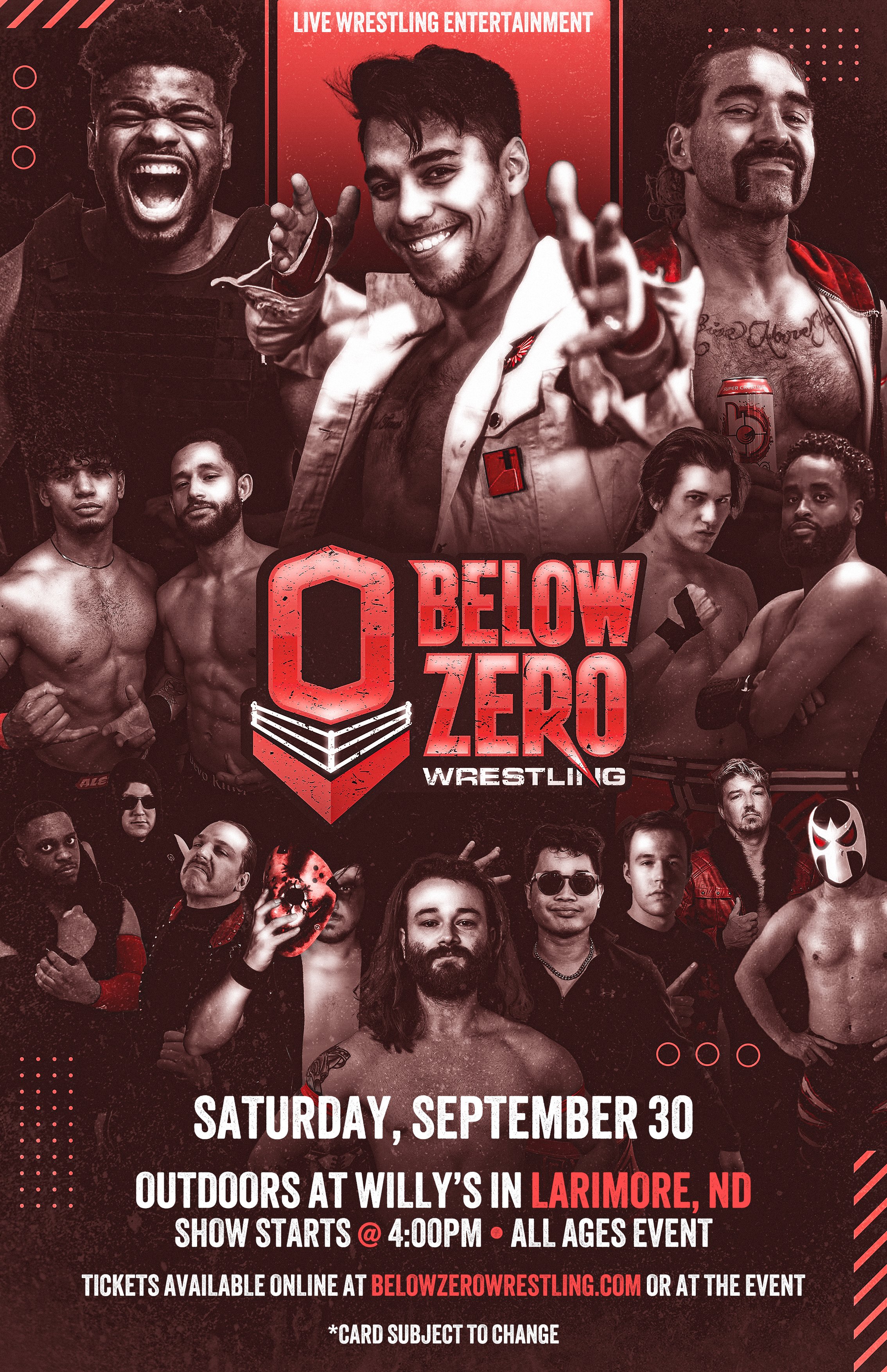 Below Zero Wrestling - September 30 @ Larimore, ND