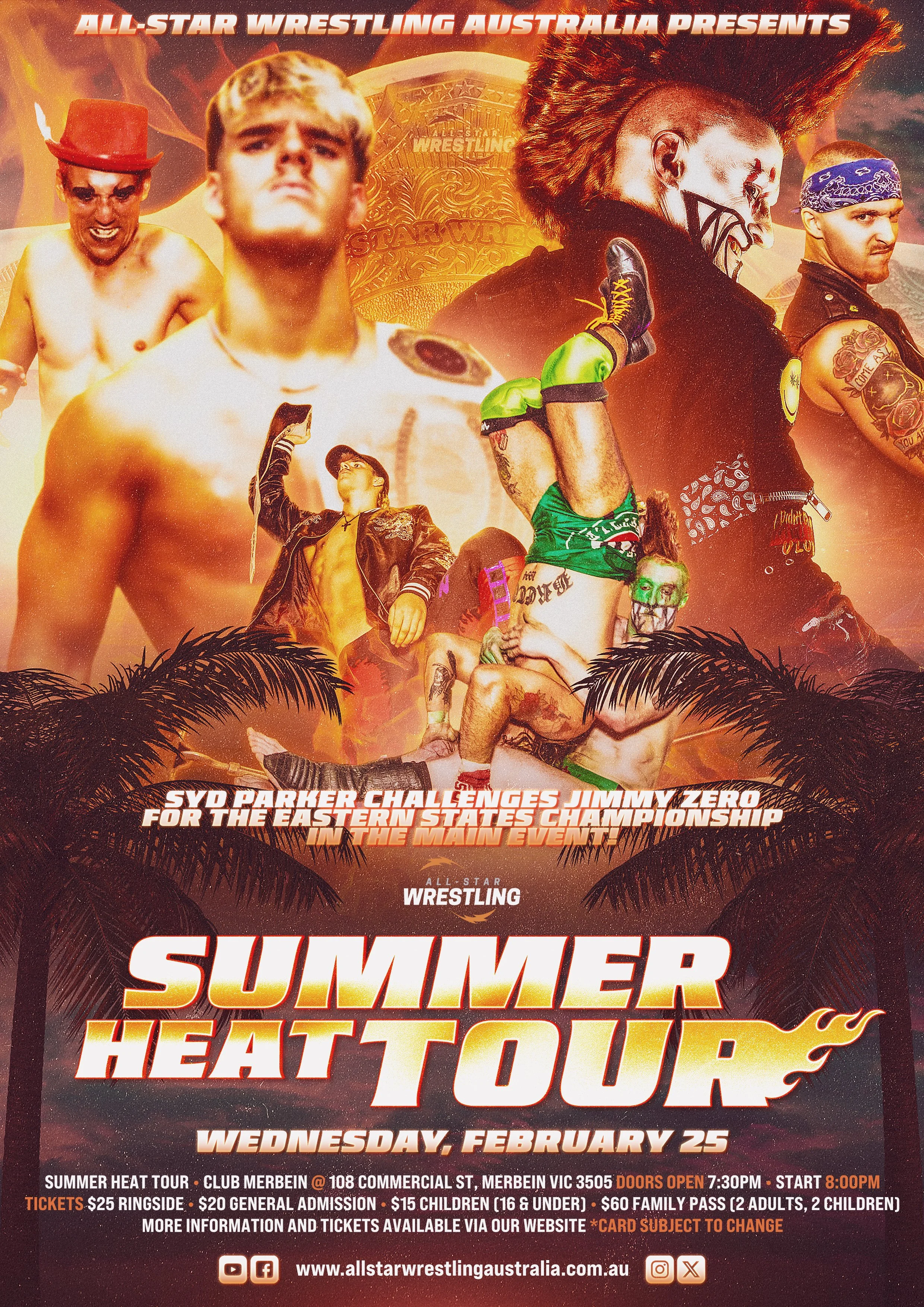 All-Star Wrestling Australia - Summer Heat Tour