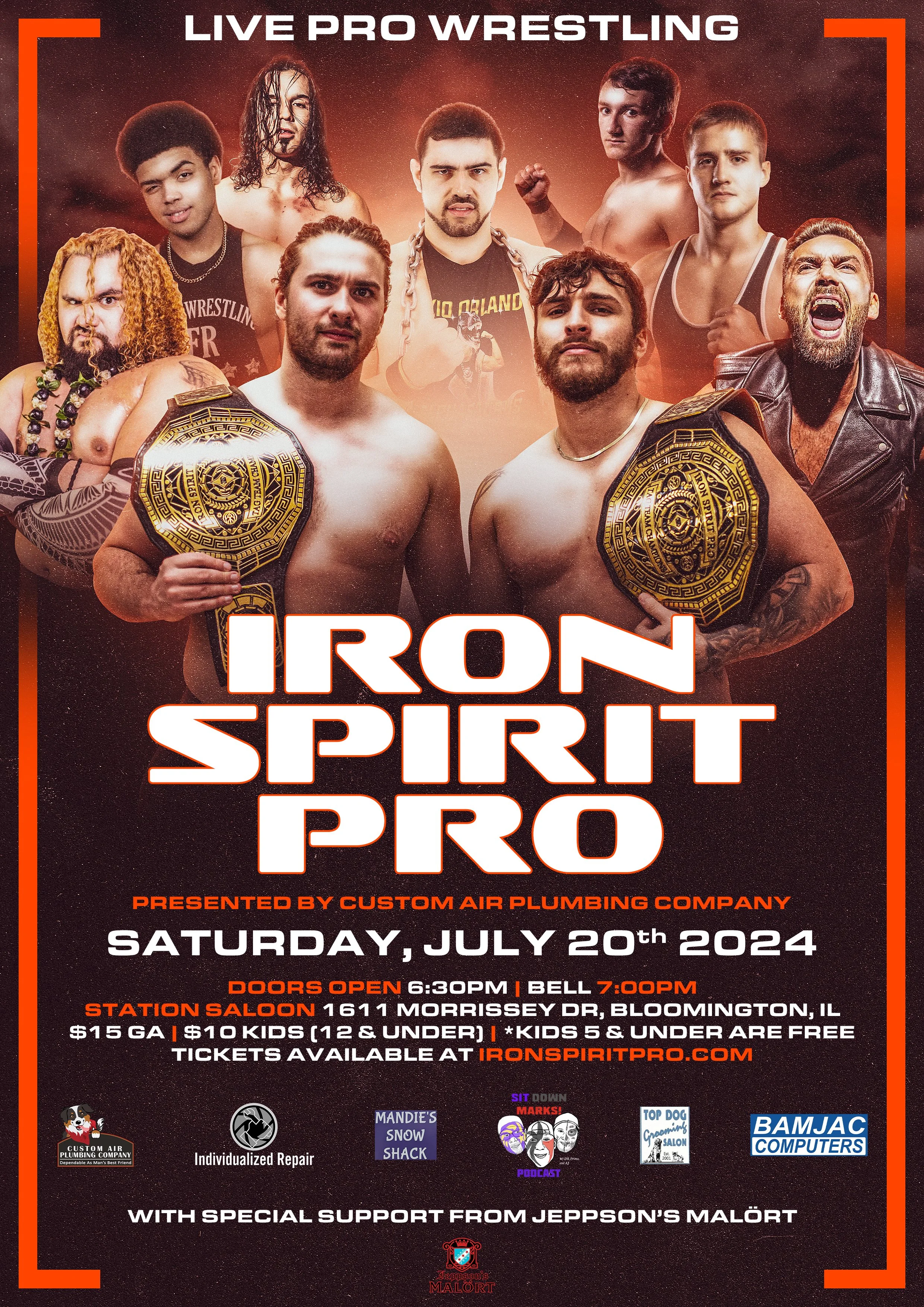 Iron Spirit Pro Wrestling - July 20th