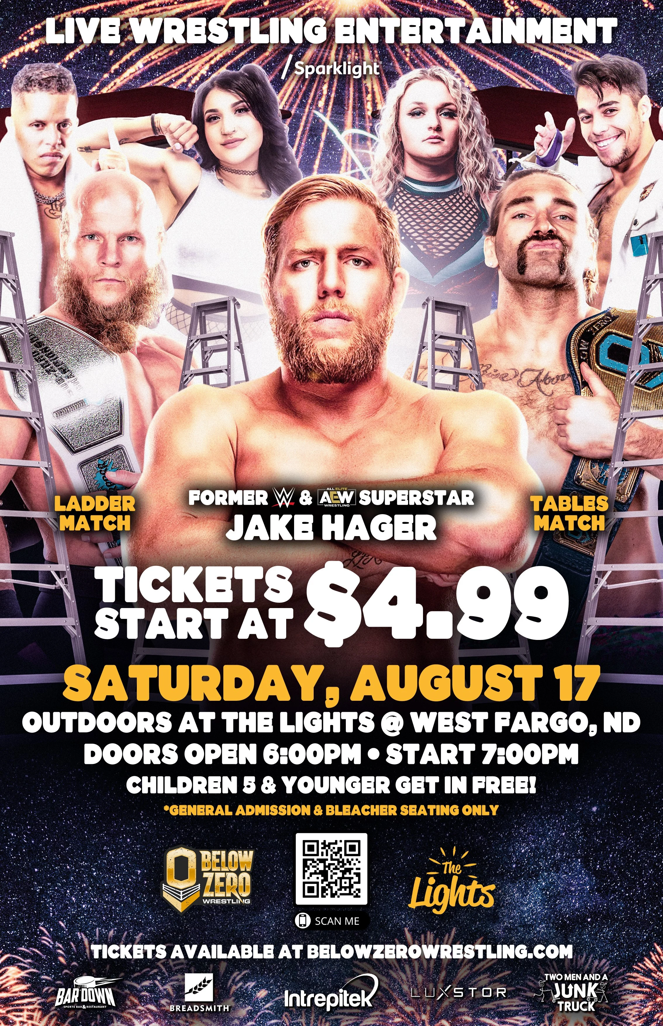 Below Zero Wrestling - Live at the Lights!