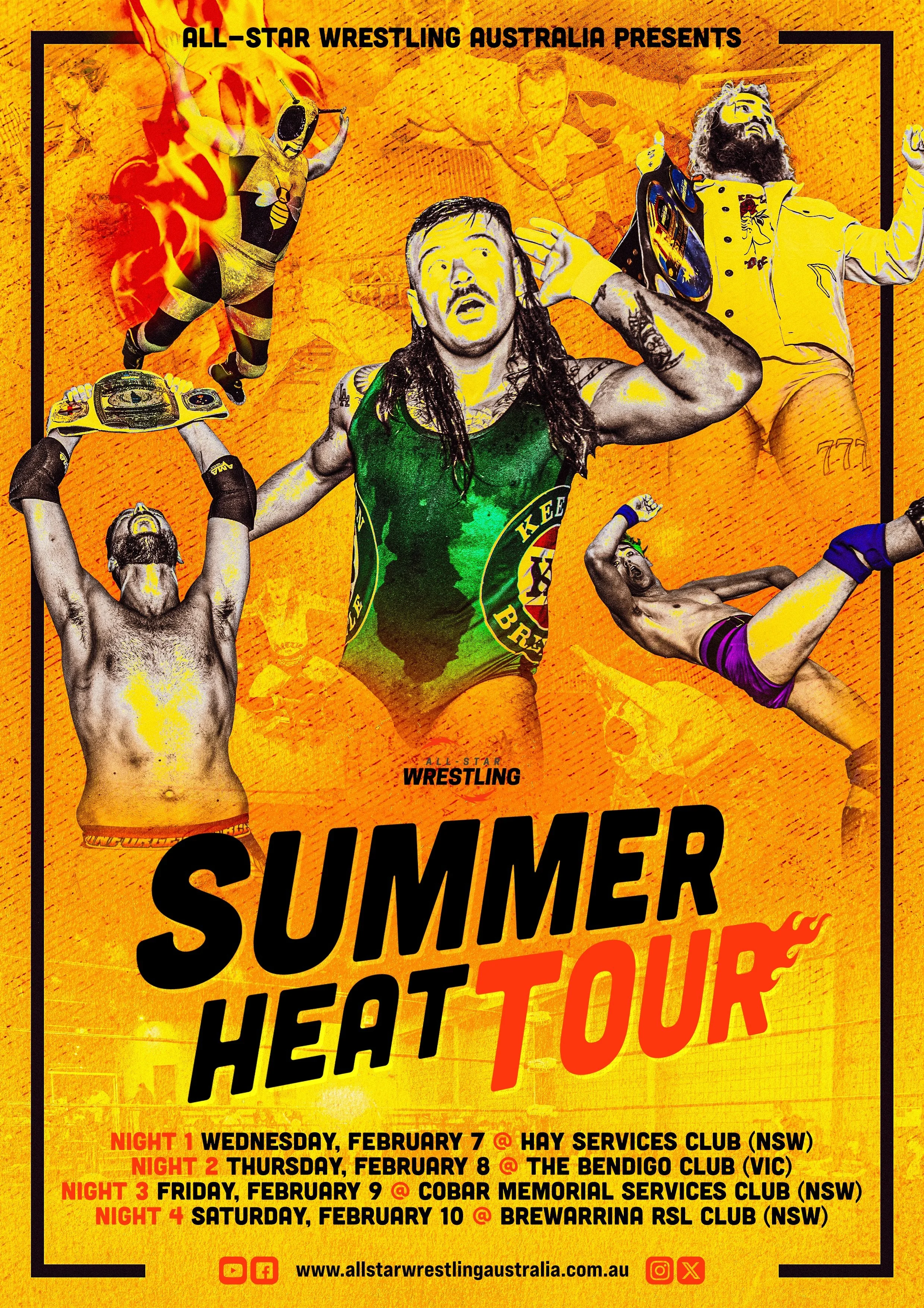 All-Star Wrestling Australia - Summer Heat Tour 2023