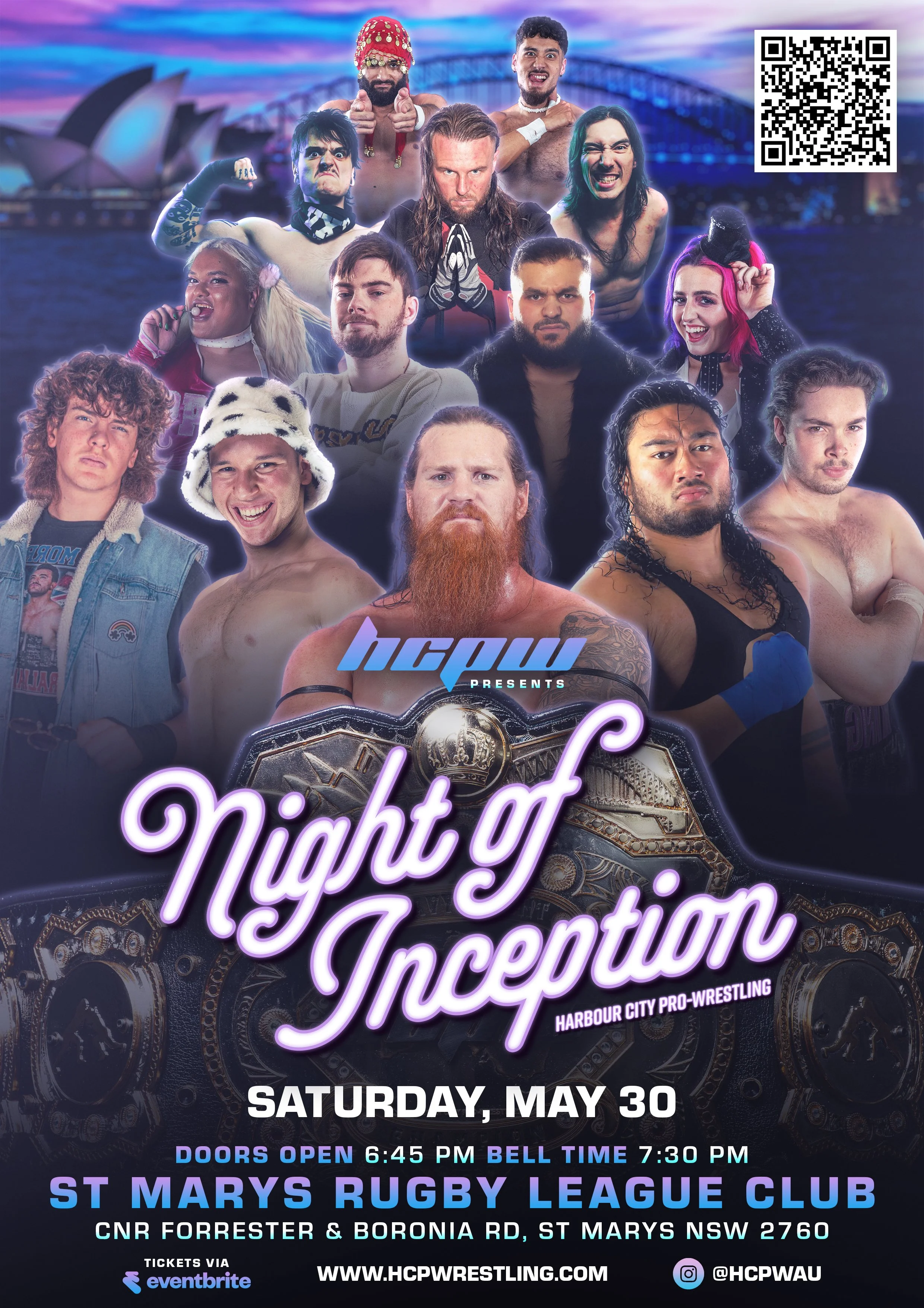 Harbour City Pro-Wrestling - Night of Inception