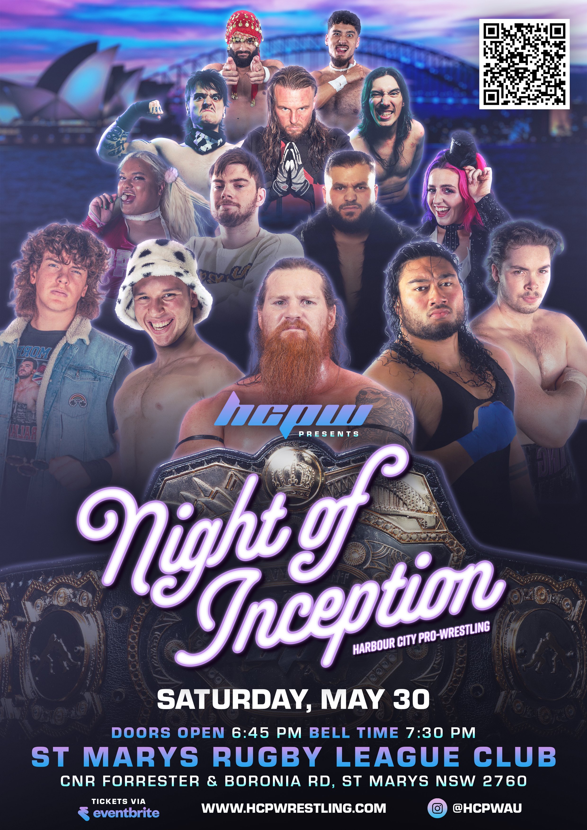 Harbour City Pro-Wrestling - Night of Inception