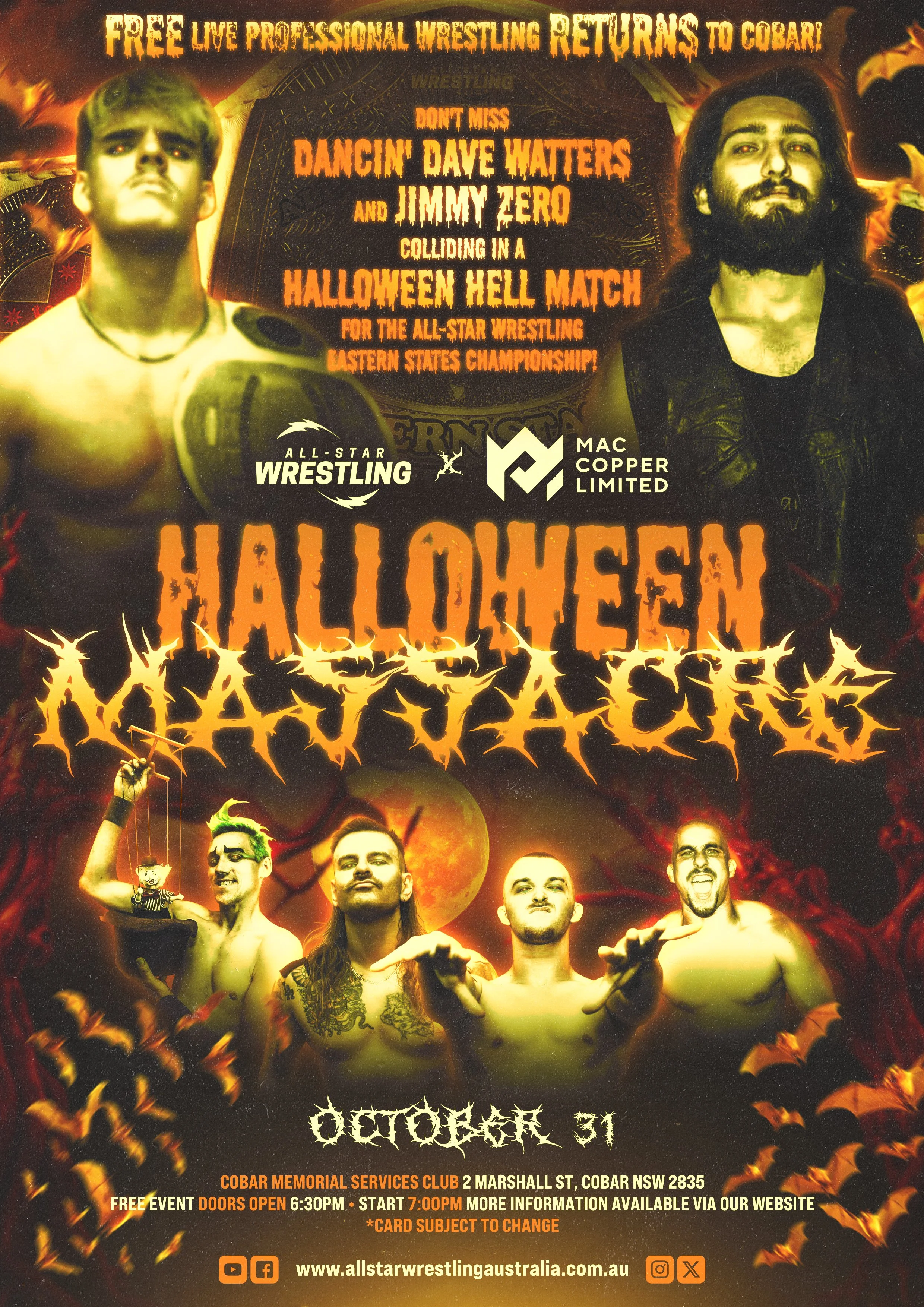 All-Star Wrestling Australia - Halloween Massacre