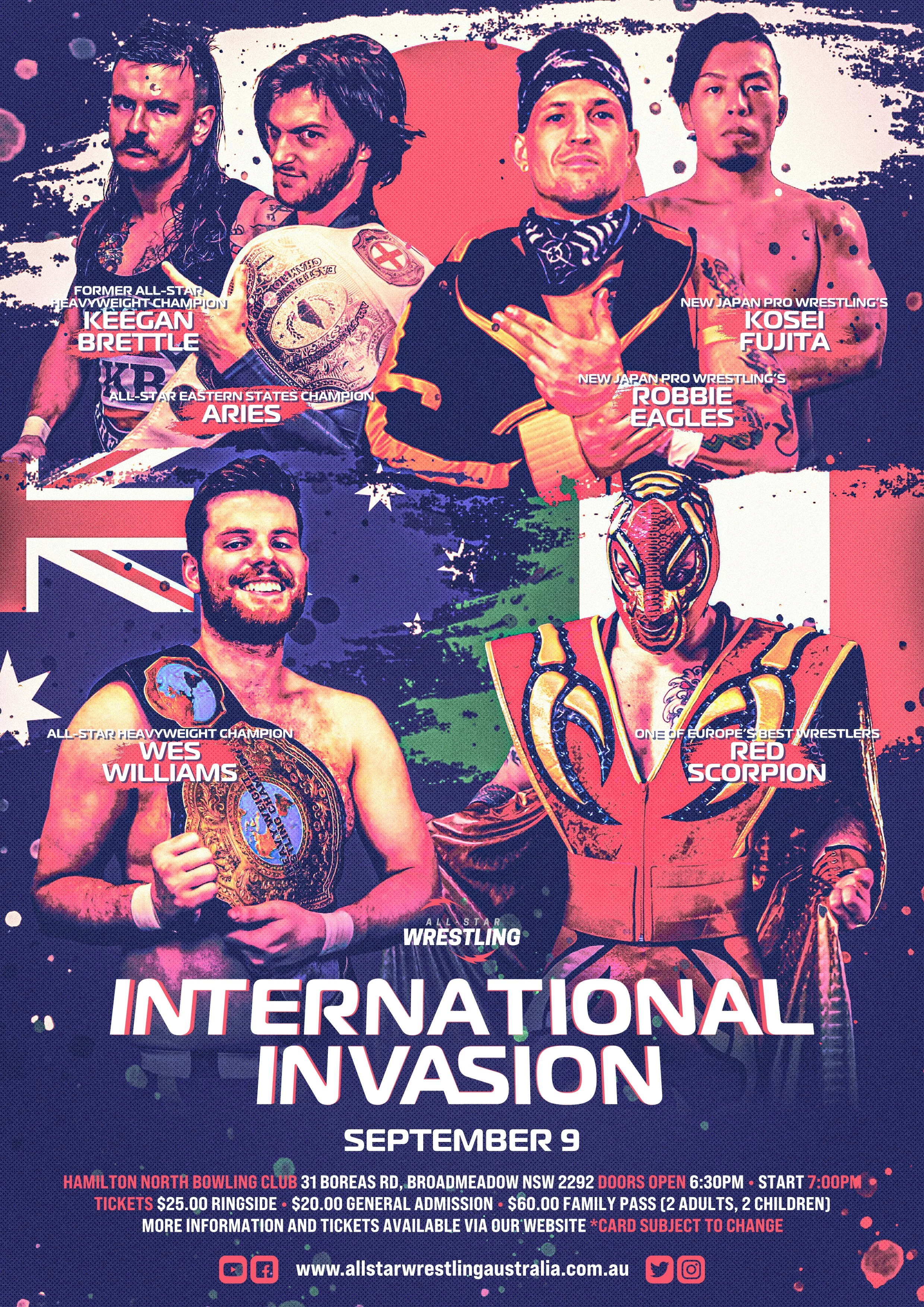 All-Star Wrestling Australia - International Invasion
