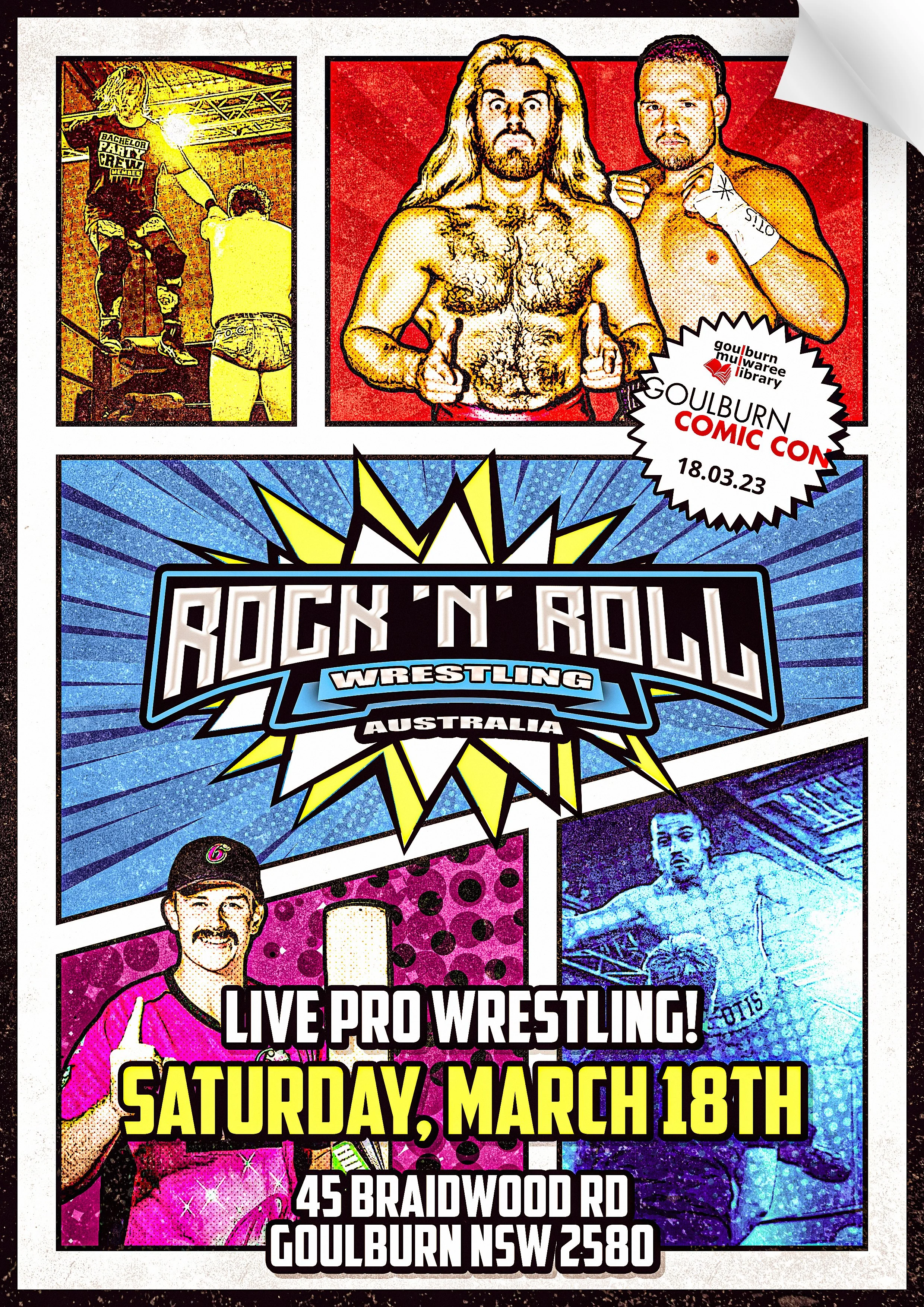 Rock 'N' Roll Wrestling Australia - Goulburn Comic Con