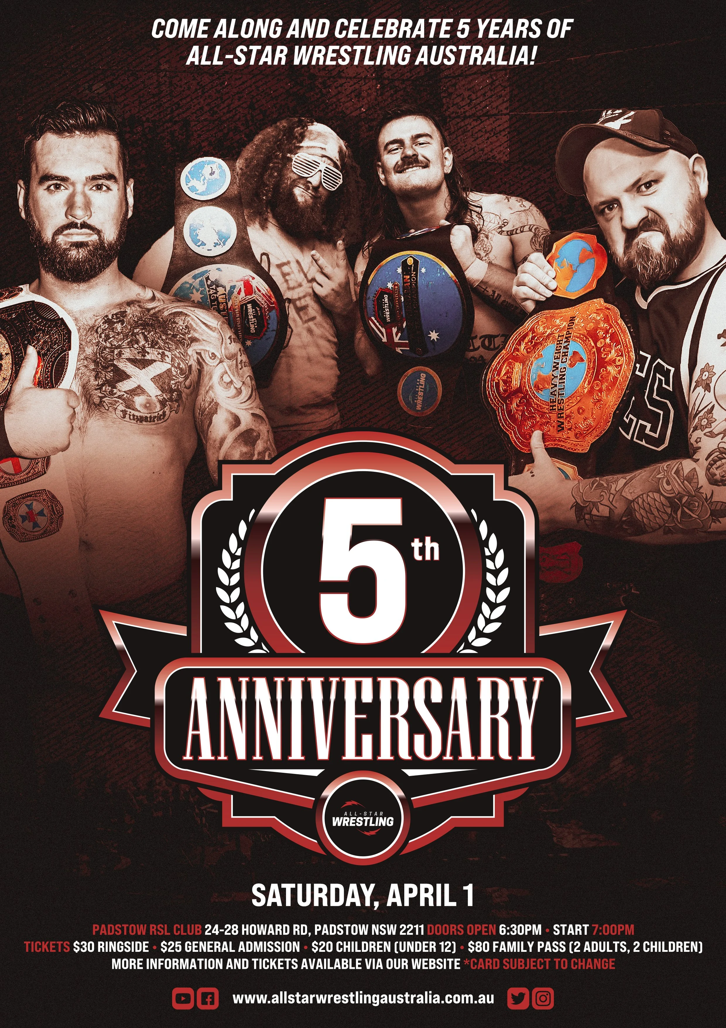 All-Star Wrestling Australia - 5 Year Anniversary Show