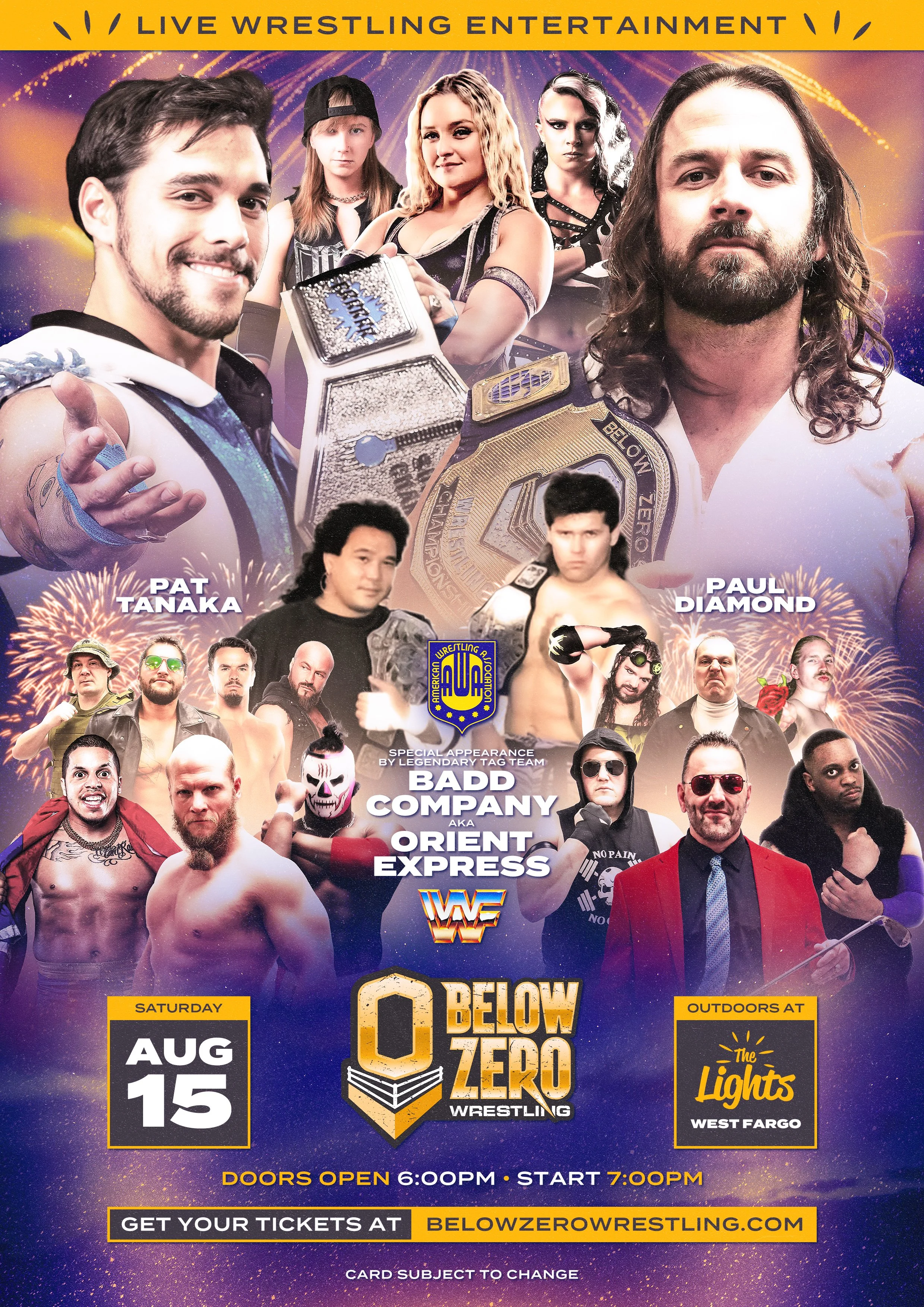 Below Zero Wrestling - Live at the Lights