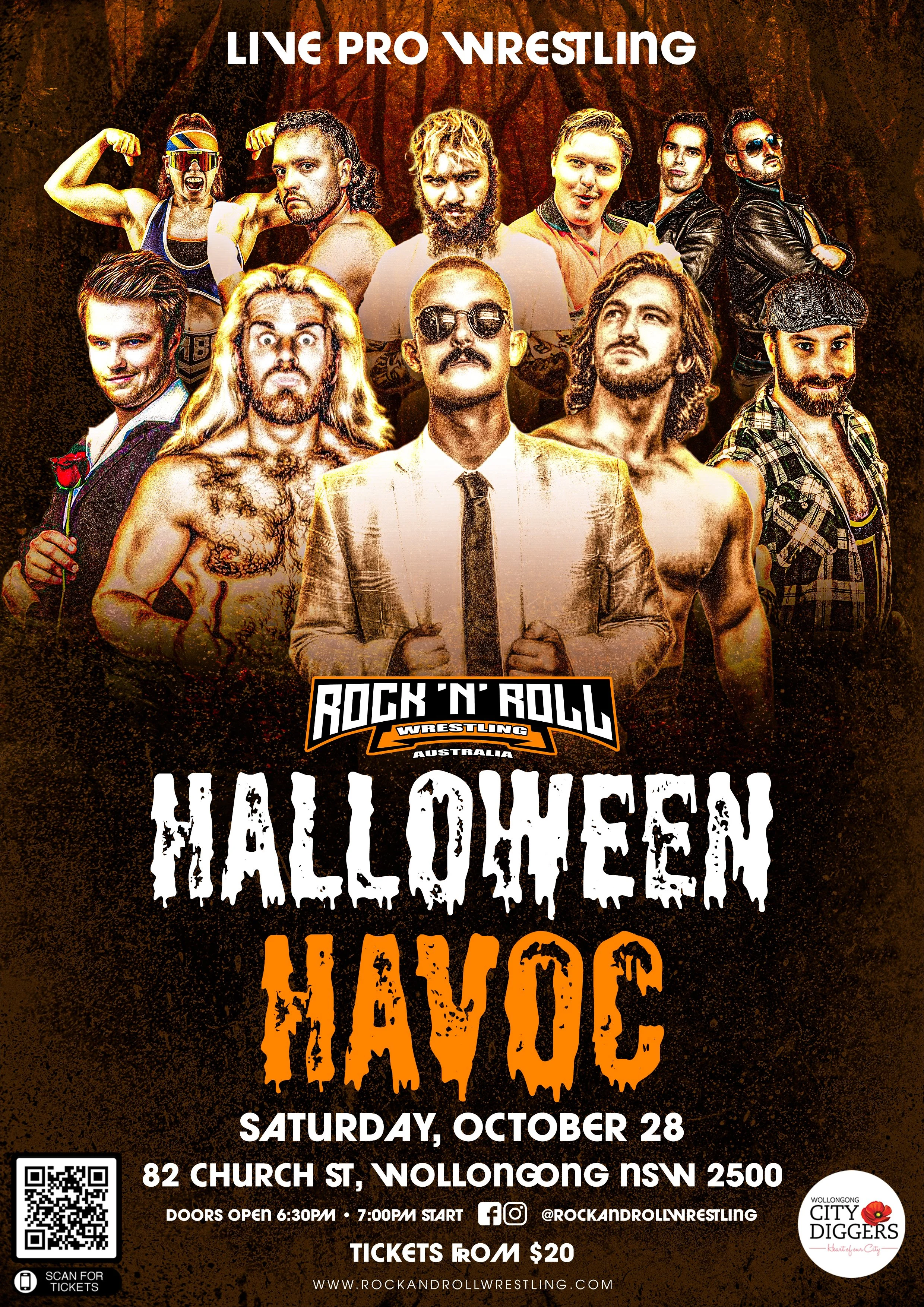 Rock 'N' Roll Wrestling Australia - Halloween Havoc