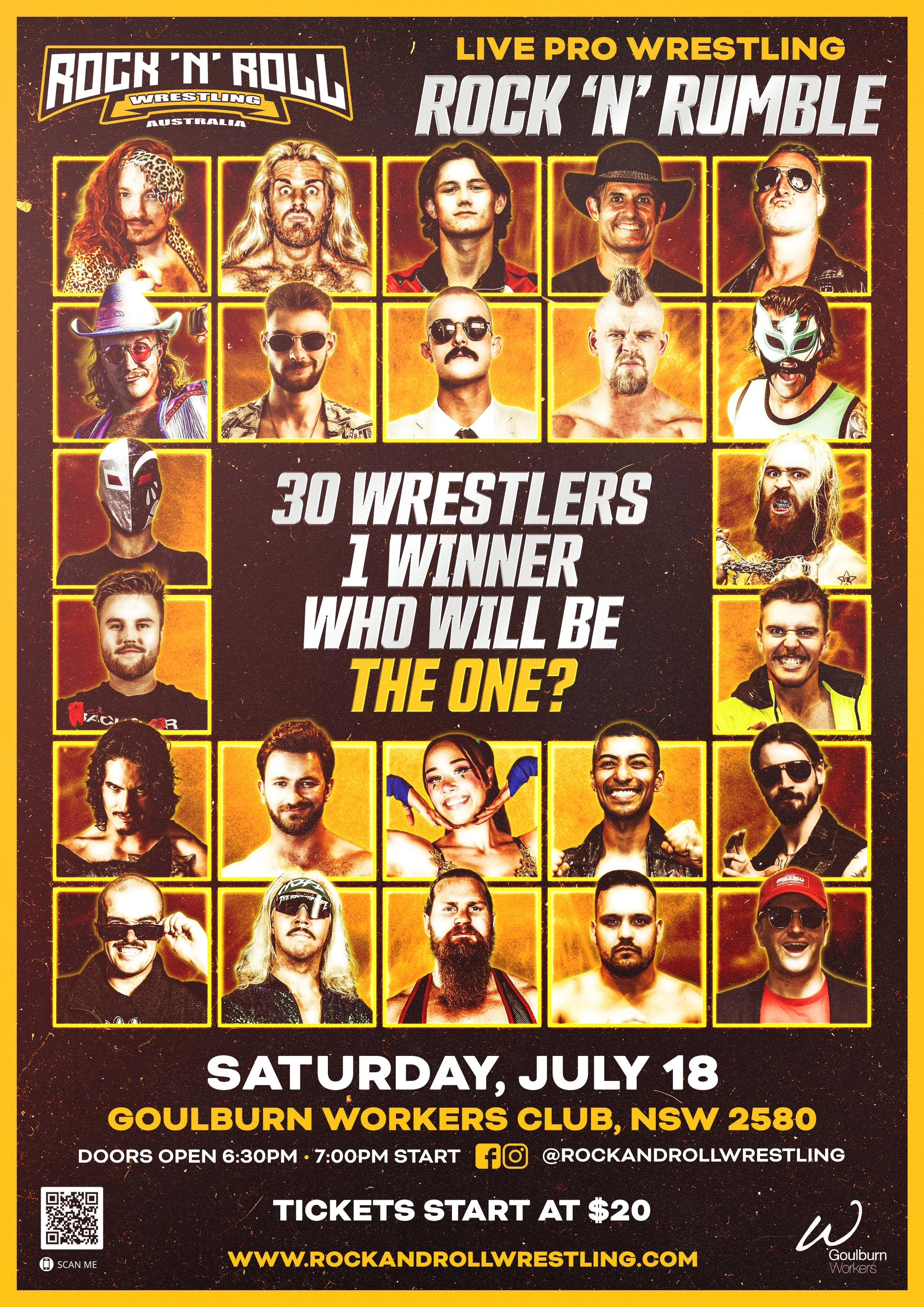 Rock 'n' Roll Wrestling Australia - Rock 'n' Rumble