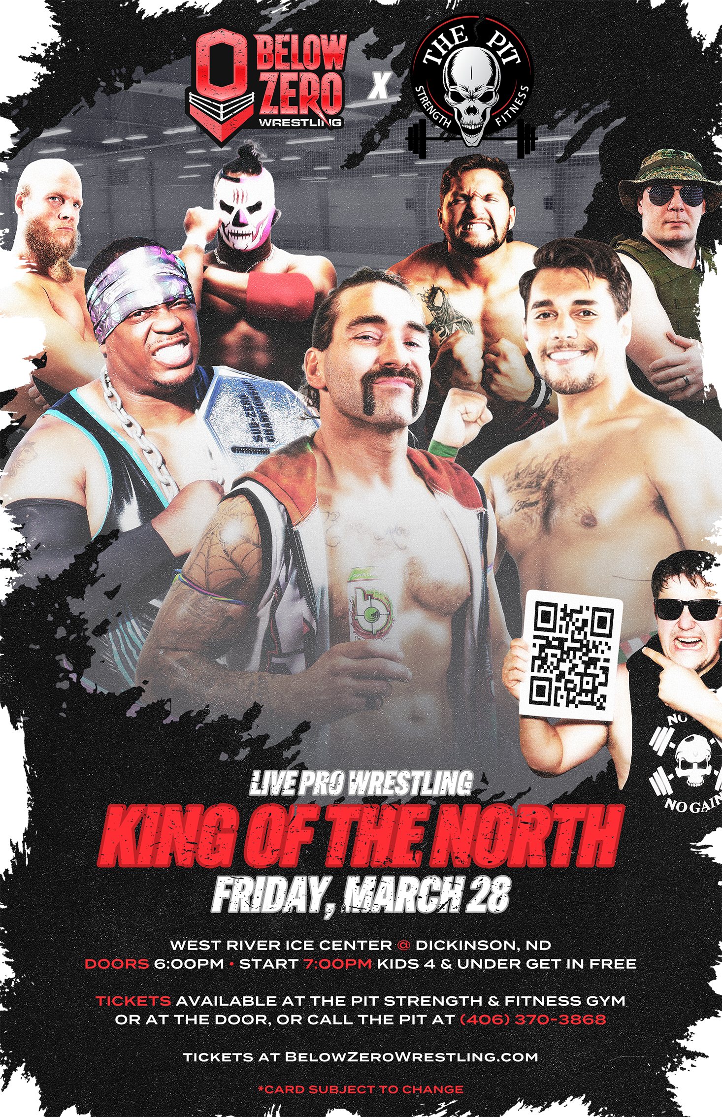 Below Zero Wrestling x The Pit - King of the North