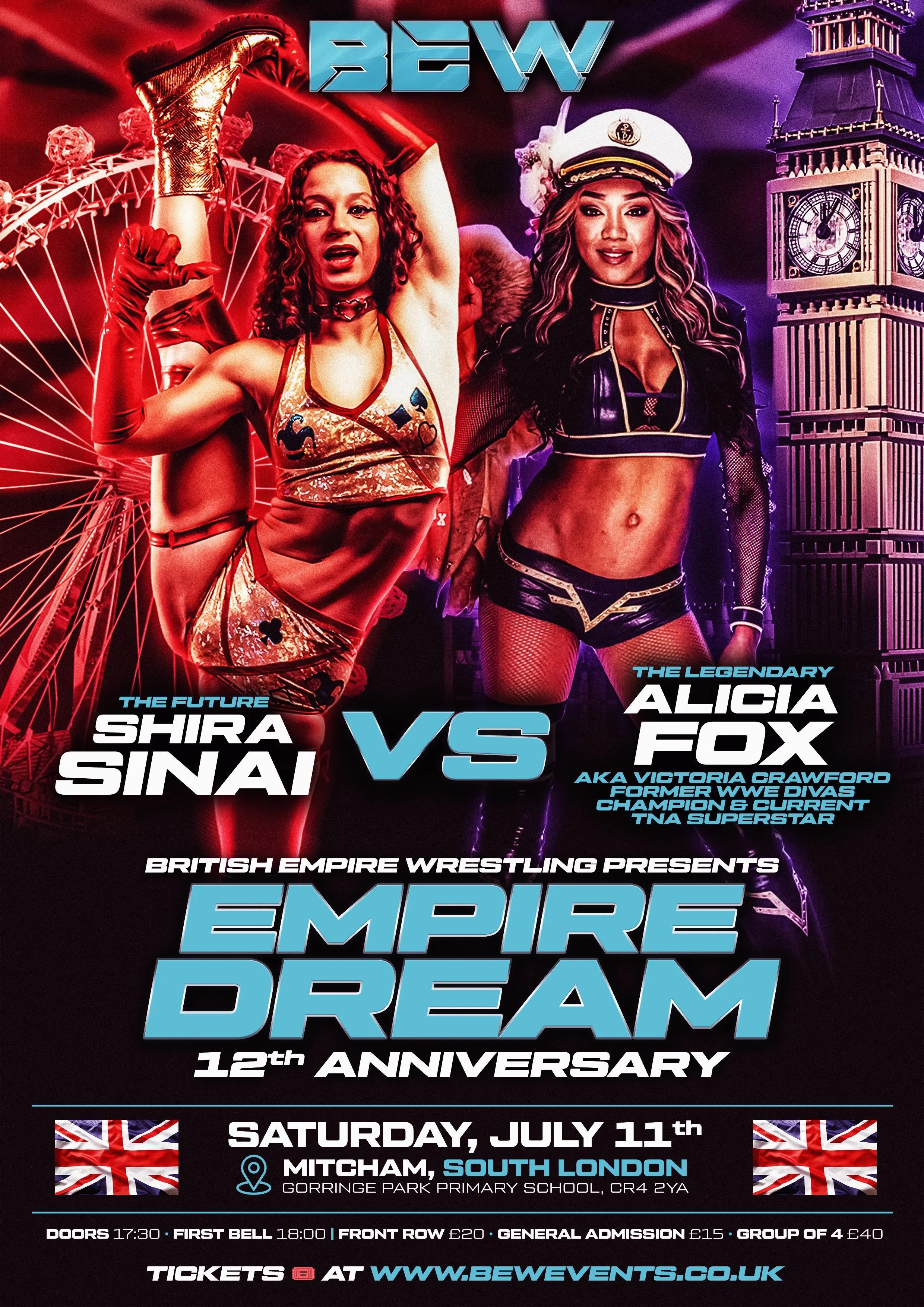 British Empire Wrestling - Empire Dream: Shira Sinai vs. Alicia Fox