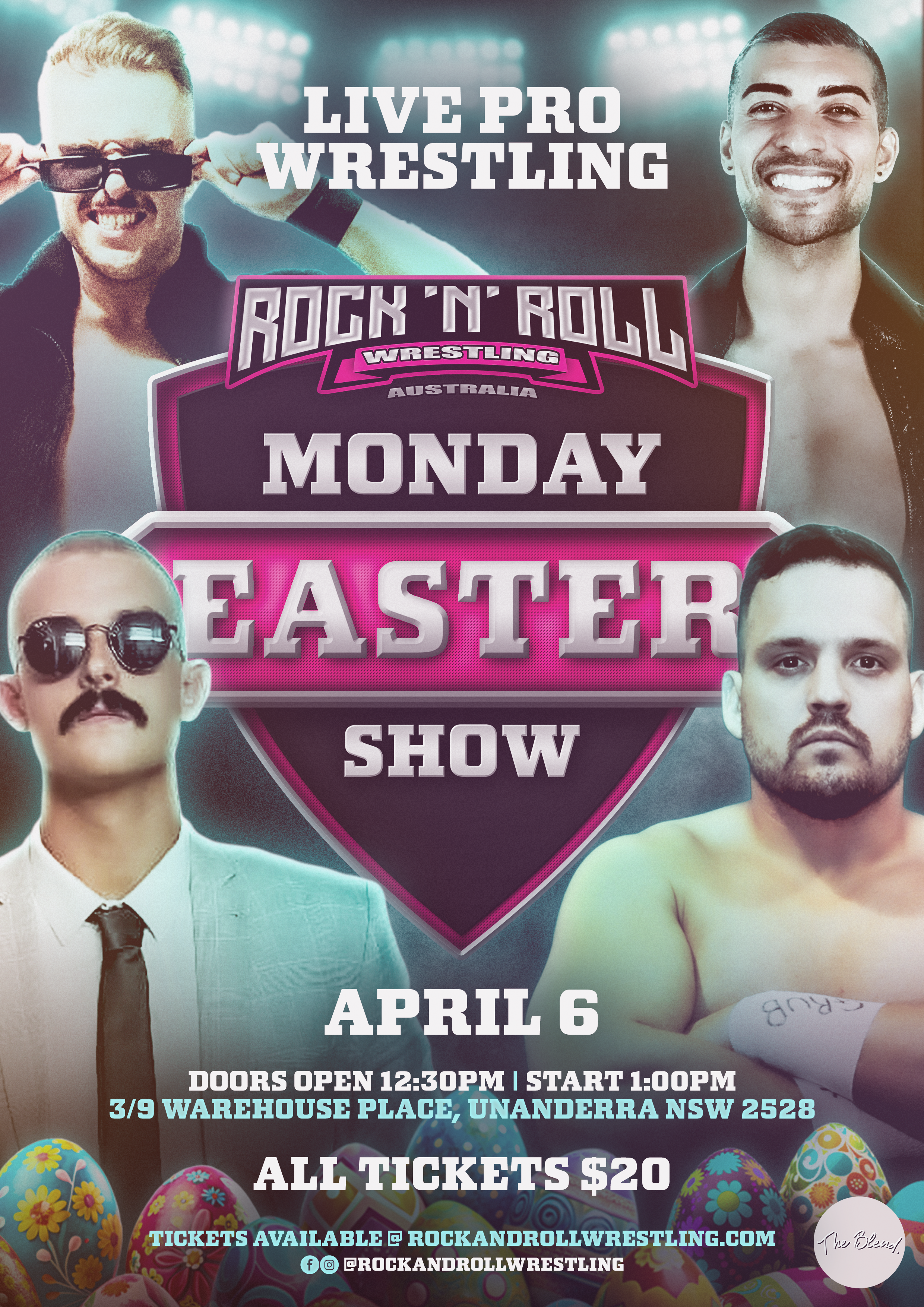 Rock 'N' Roll Wrestling Australia - Monday Easter Show