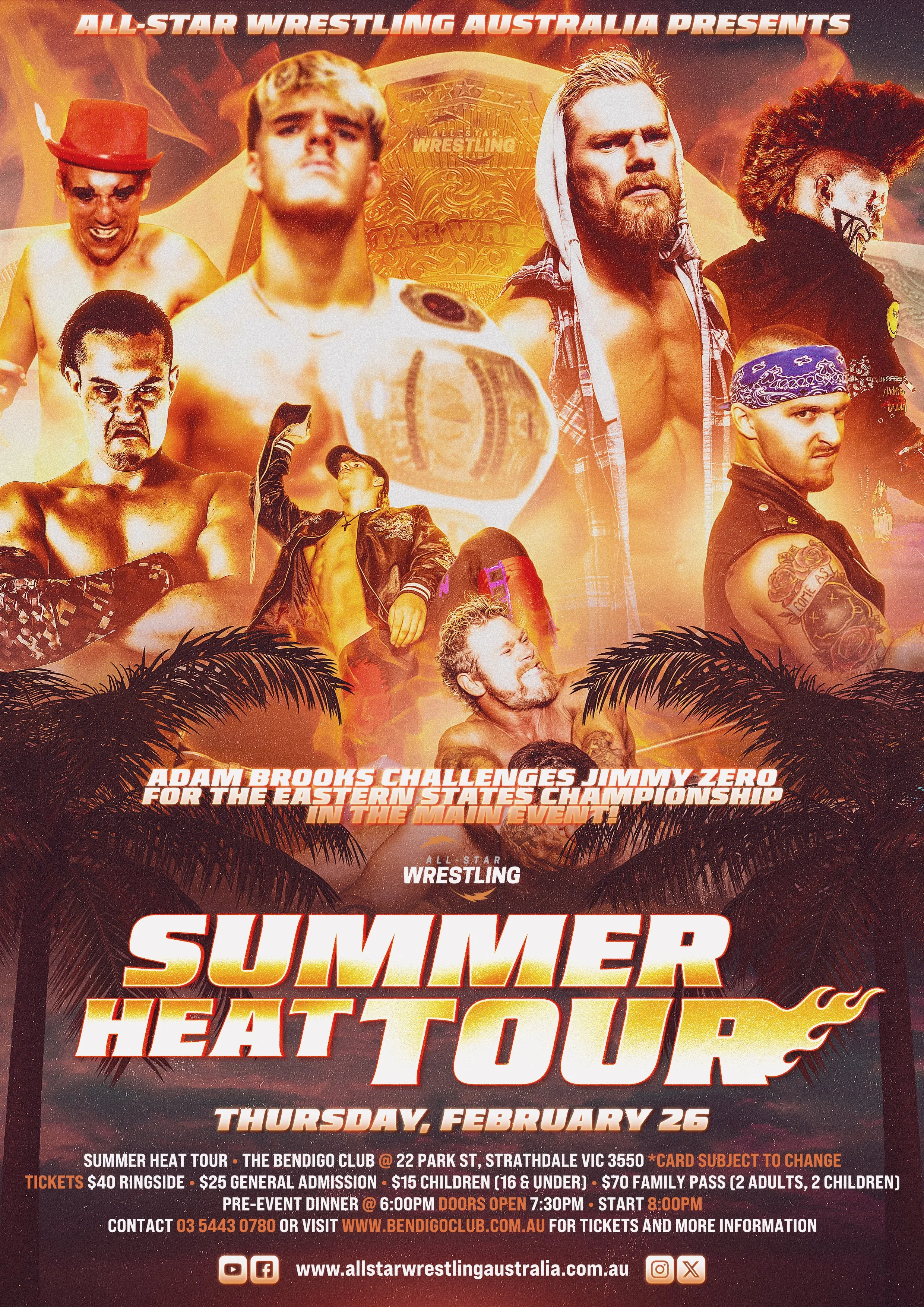 All-Star Wrestling Australia - Summer Heat Tour