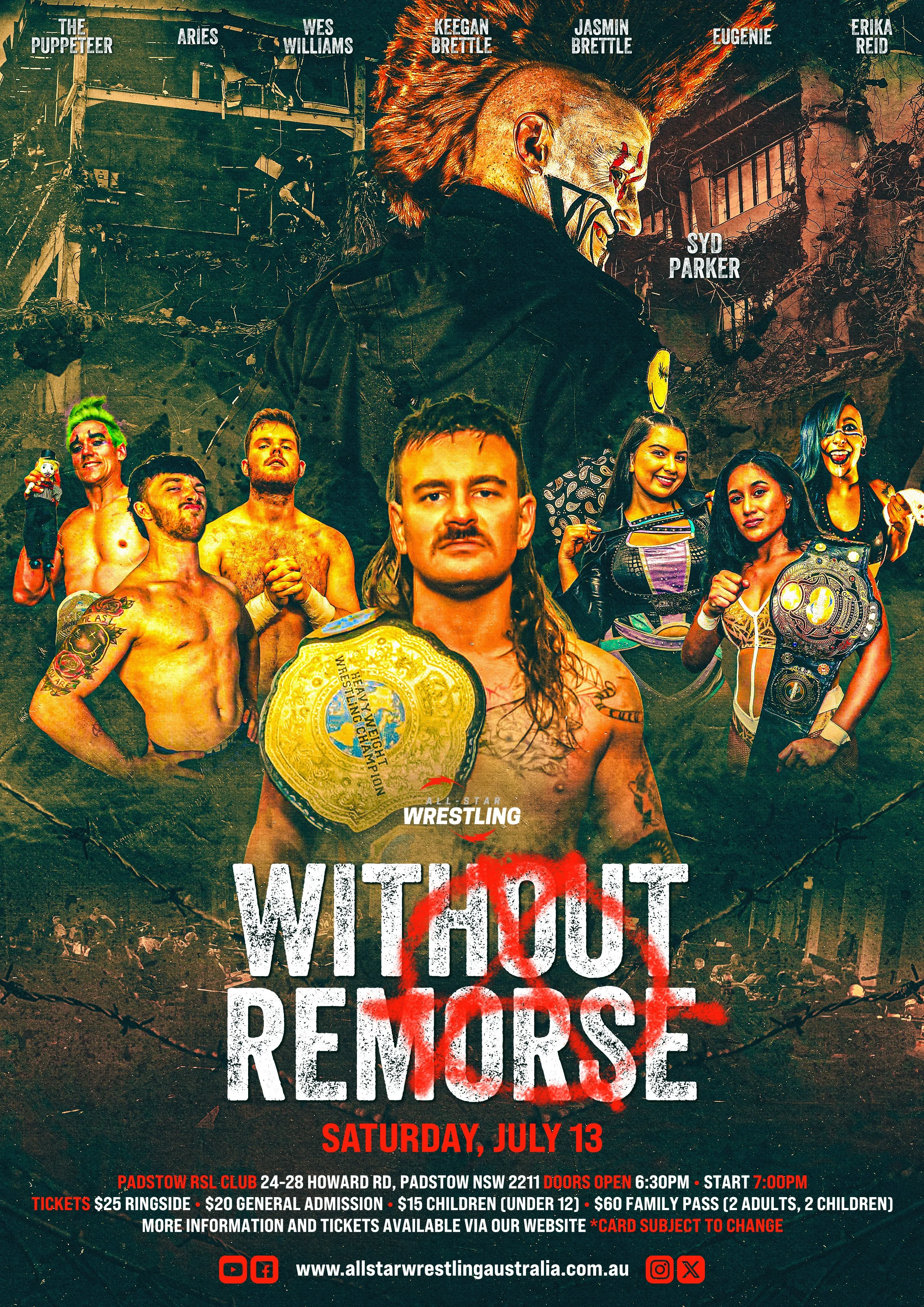 All-Star Wrestling Australia - Without Remorse