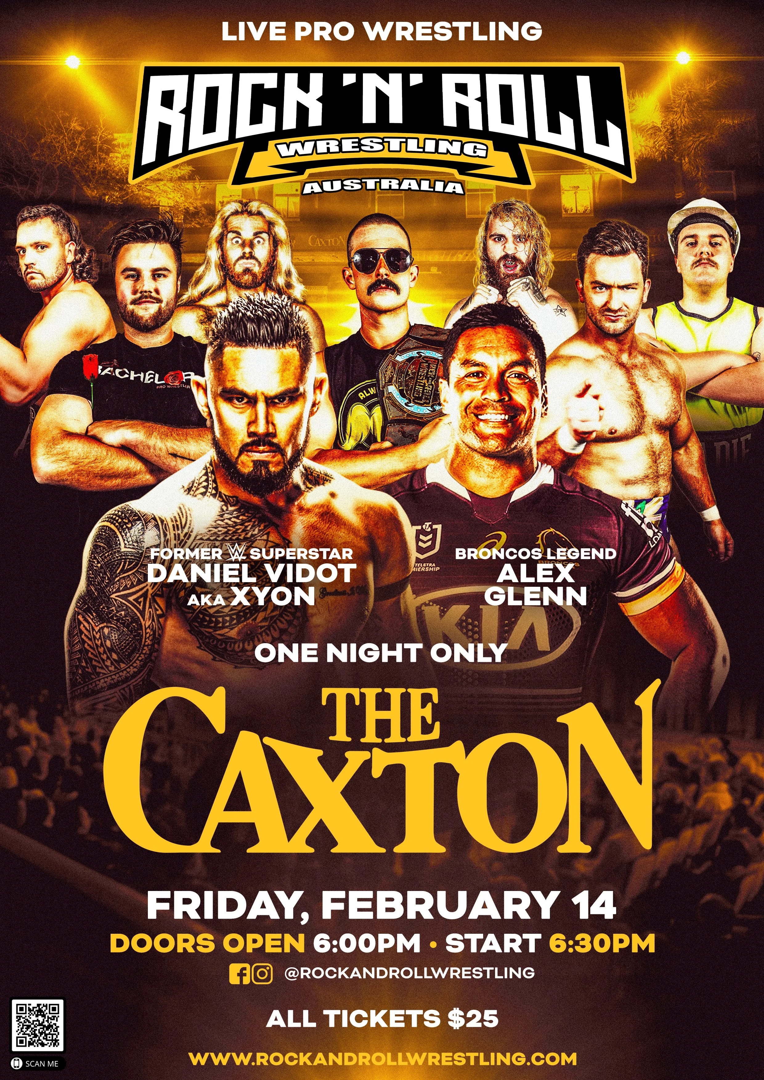 Rock 'N' Roll Wrestling Australia - The Caxton
