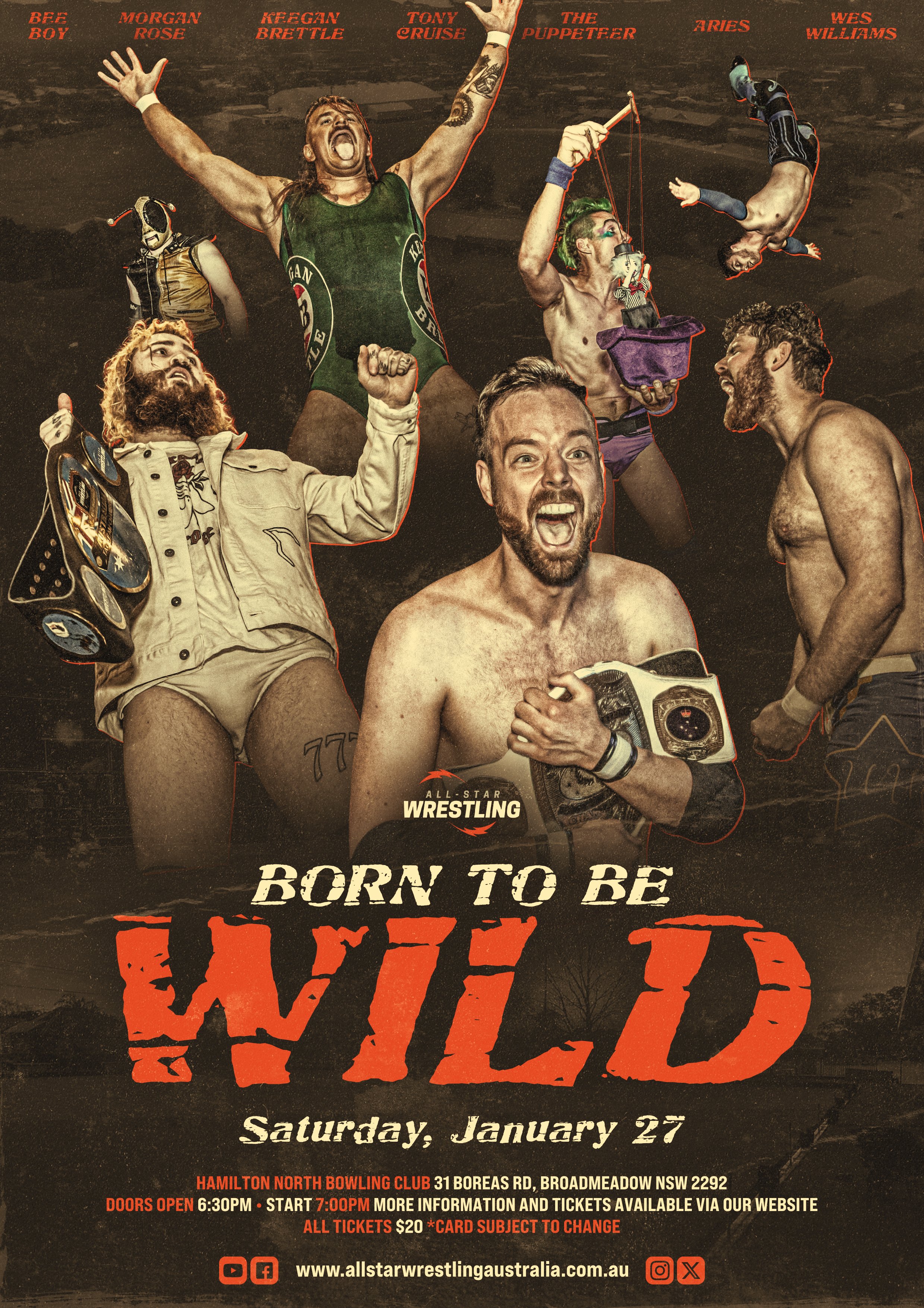 All-Star Wrestling Australia - Born to be Wild