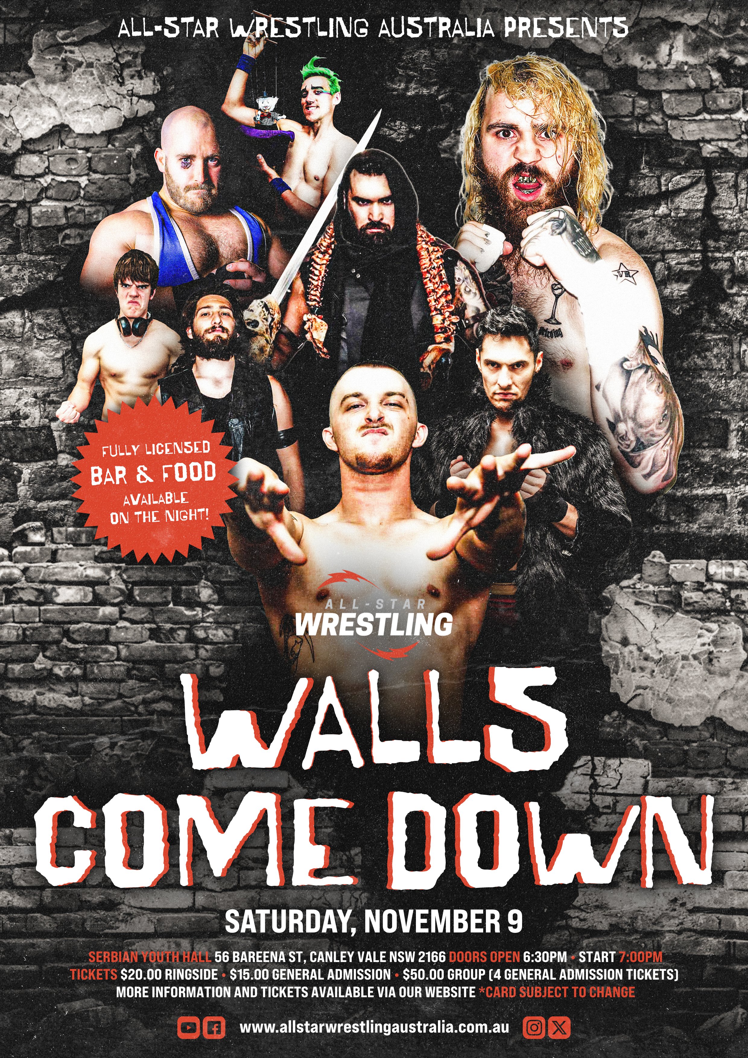 All-Star Wrestling Australia - Walls Come Down