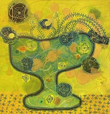 Pattern Flowers in Green Vase.jpeg