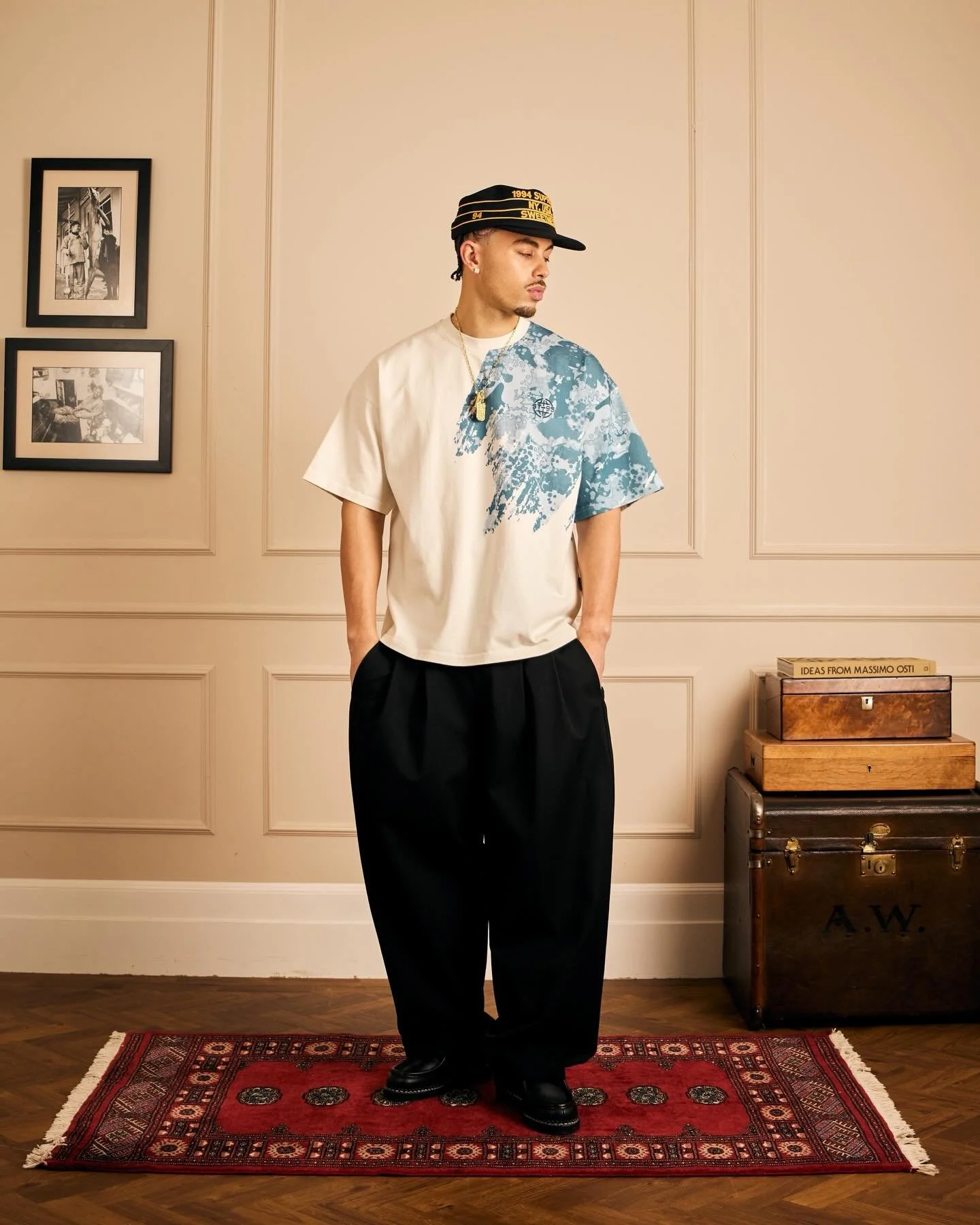 @stninetyfive x @annabergonzini_ad_fotografia 30th anniversary tees🎣 

Photo: @elliepuops jamesdoran
Model: @_tristanjones 
Creative direction: @neilhackney