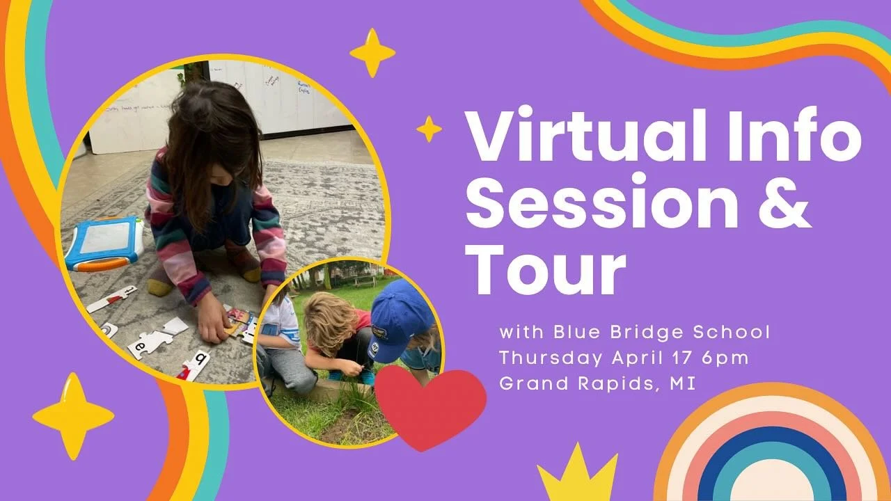 Virtual Information Session: Exciting Updates at Blue Bridge School! 🎉

Parents, join us for an exclusive Virtual Information Session to learn about the exciting updates coming to Blue Bridge School! Whether you&rsquo;re a homeschooling family or co