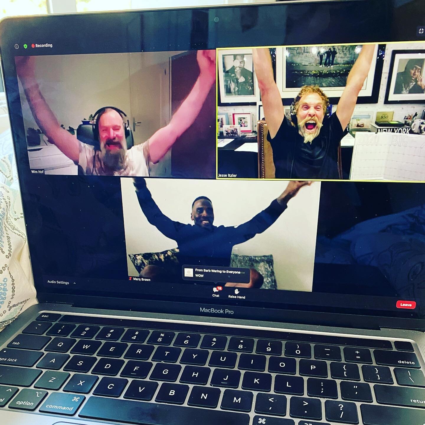 Wow! @iceman_hof lead the @buildyourliferesume crew through a powerful breathing session. So blessed to be apart of this amazing group! Thank you @jesseitzler for making this happen! #bylr #30daysofexcellence #bacc #wimhofmethod #breathwork #spiritua