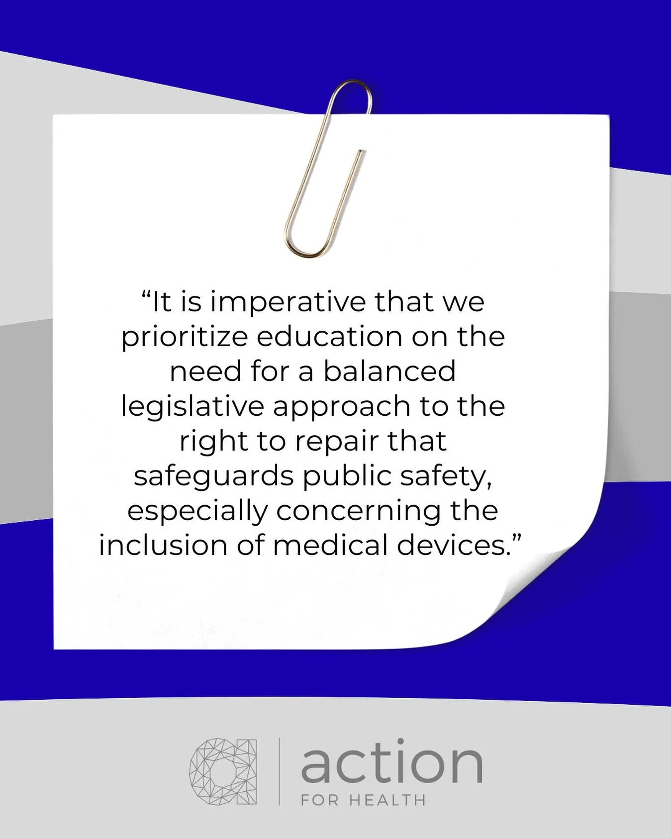 📘 Don&rsquo;t miss our new report and in-depth, state-by-state analysis on #righttorepair trends and their impact on #medicaldevice safety. Link in bio! 
.
.
.
.
.
#meddevice #patients #legislation #newreport #analysis #tech #consumerrights #regulat