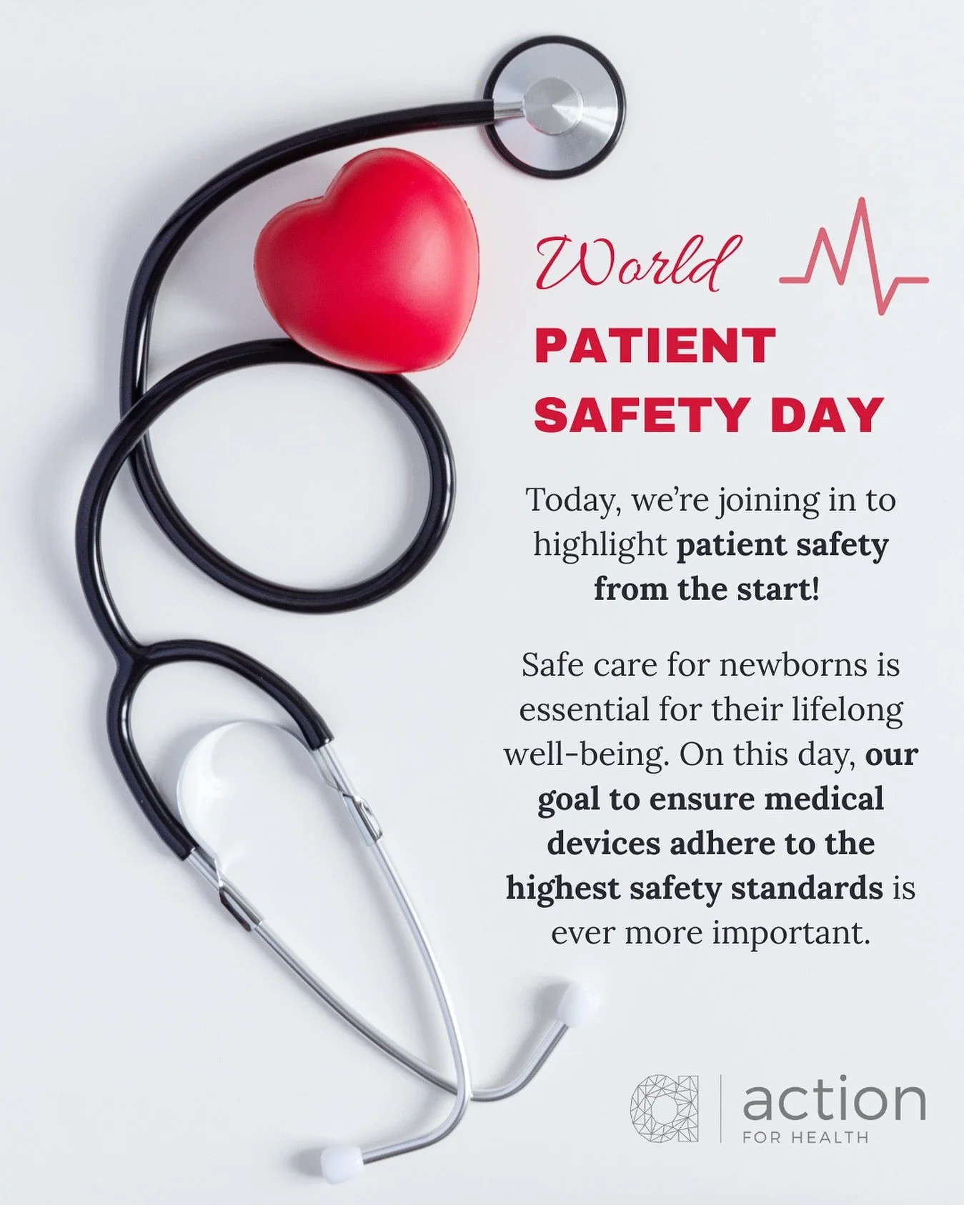 Join us in celebrating #WorldPatientSafetyDay! As this year&rsquo;s celebration focuses on safe #care for every #newborn and every #child, we&rsquo;re recommitting today to our goal of ensuring #pediatric #medicaldevices are as safe as they can be. 
