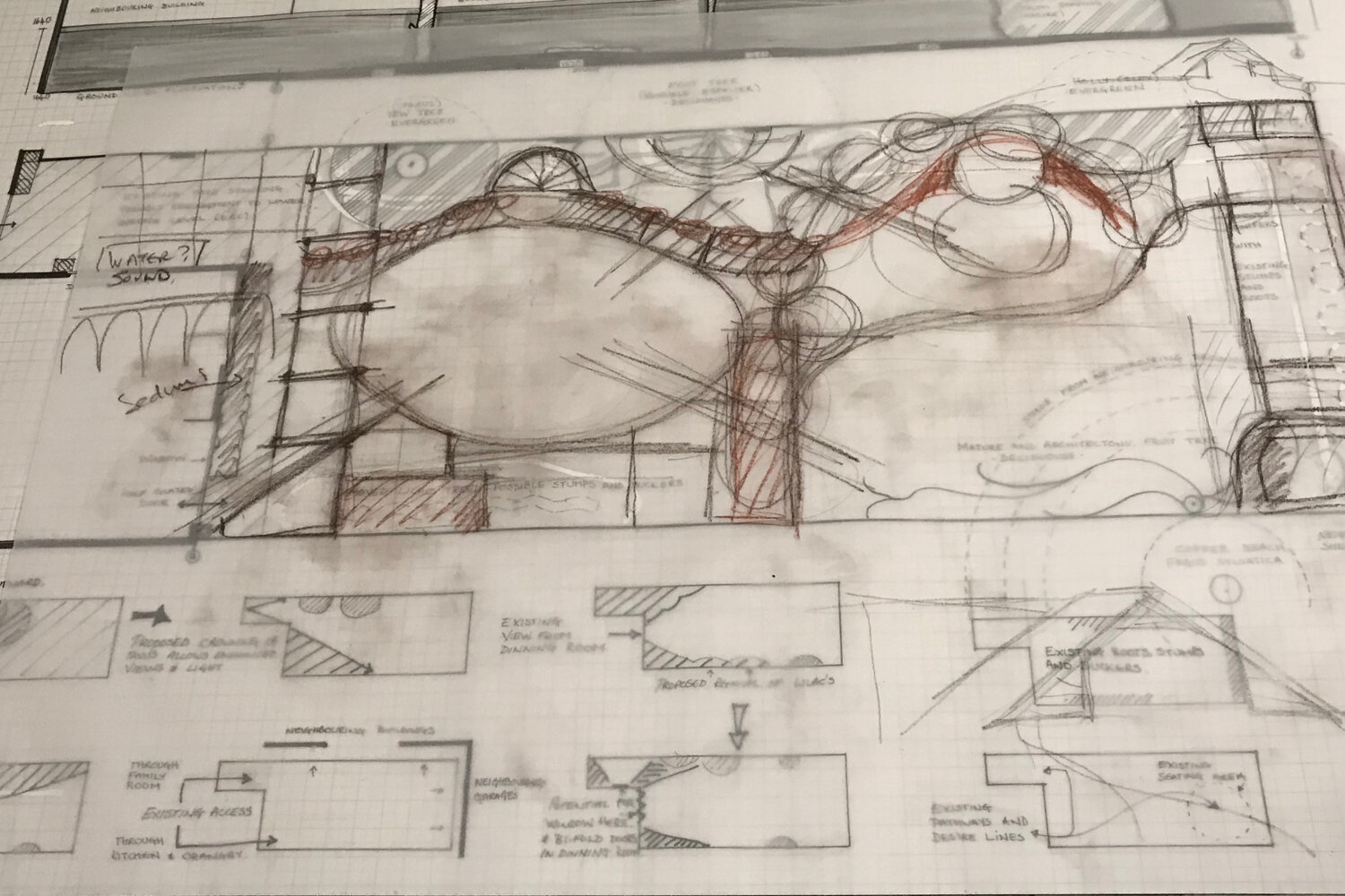 Sketches and plans begin