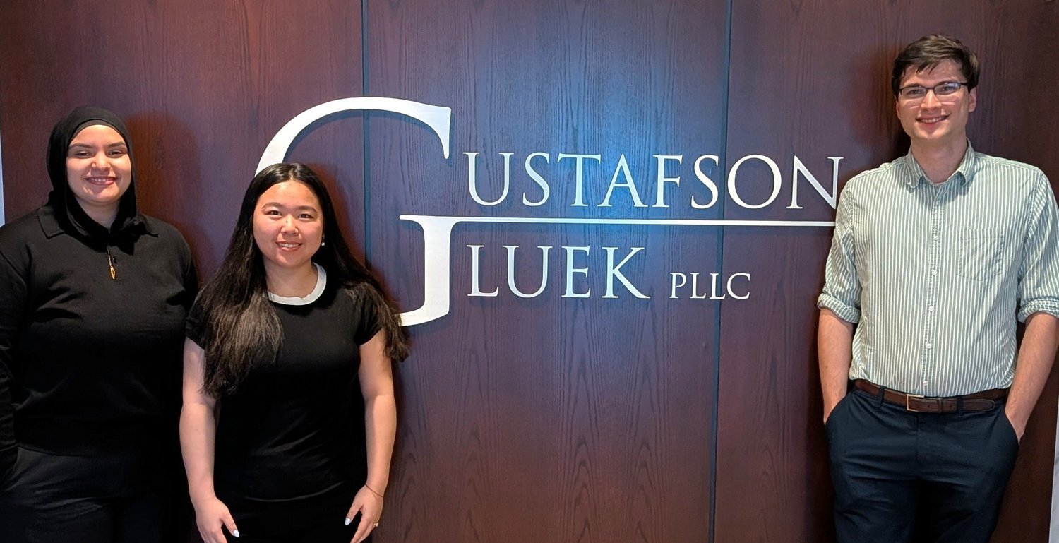 Gustafson Gluek Welcomes Three New 2026 Summer Law Clerks 