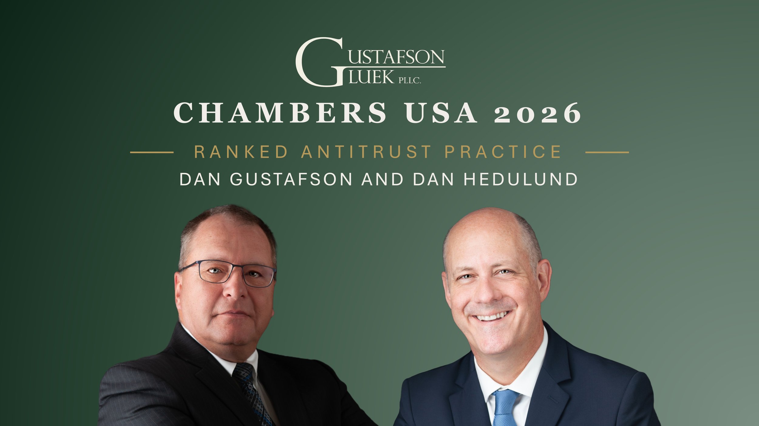 Gustafson Gluek Recognized by Chambers USA 2026