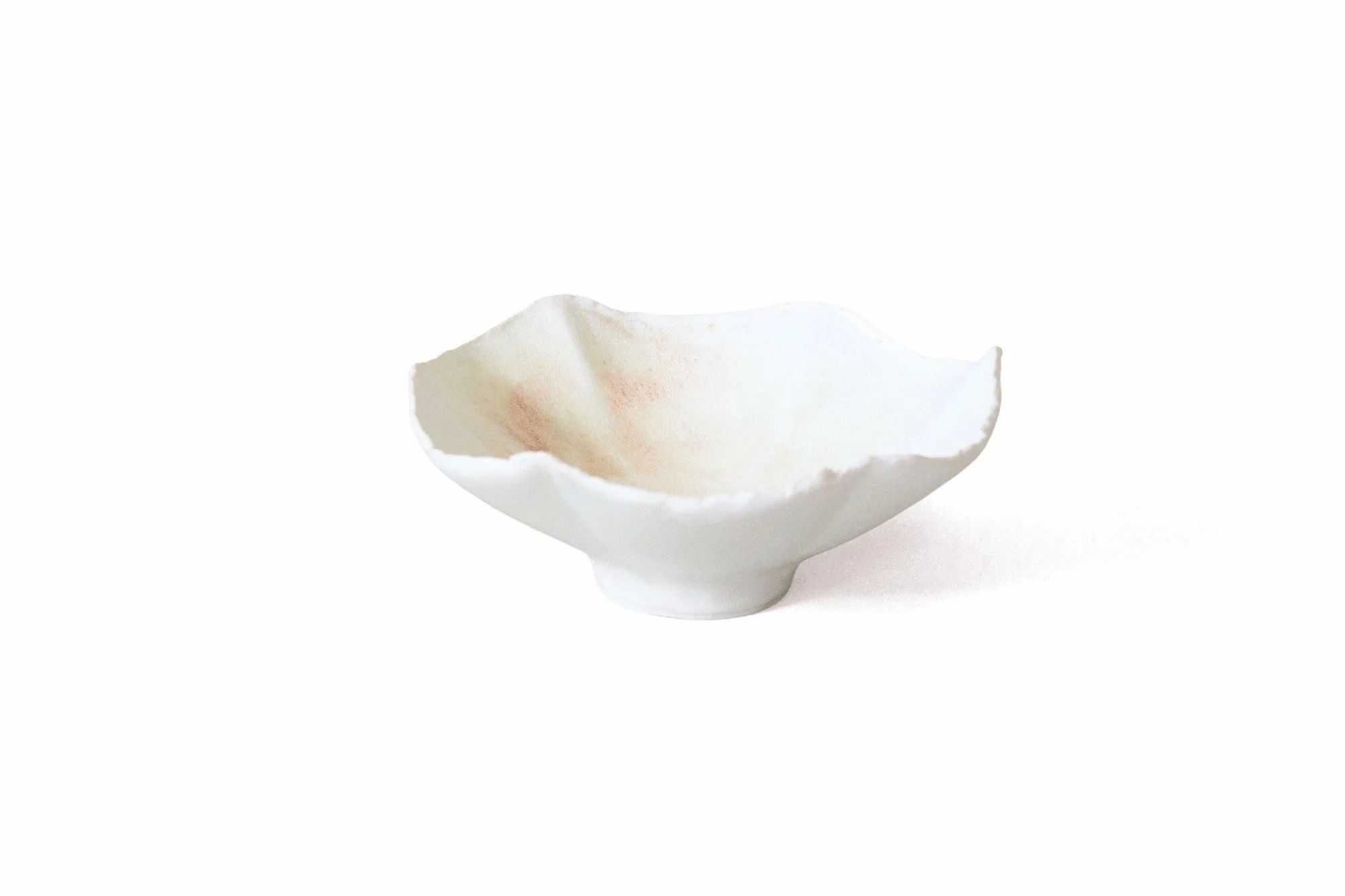 Porcelain Bowl, Pink Flash