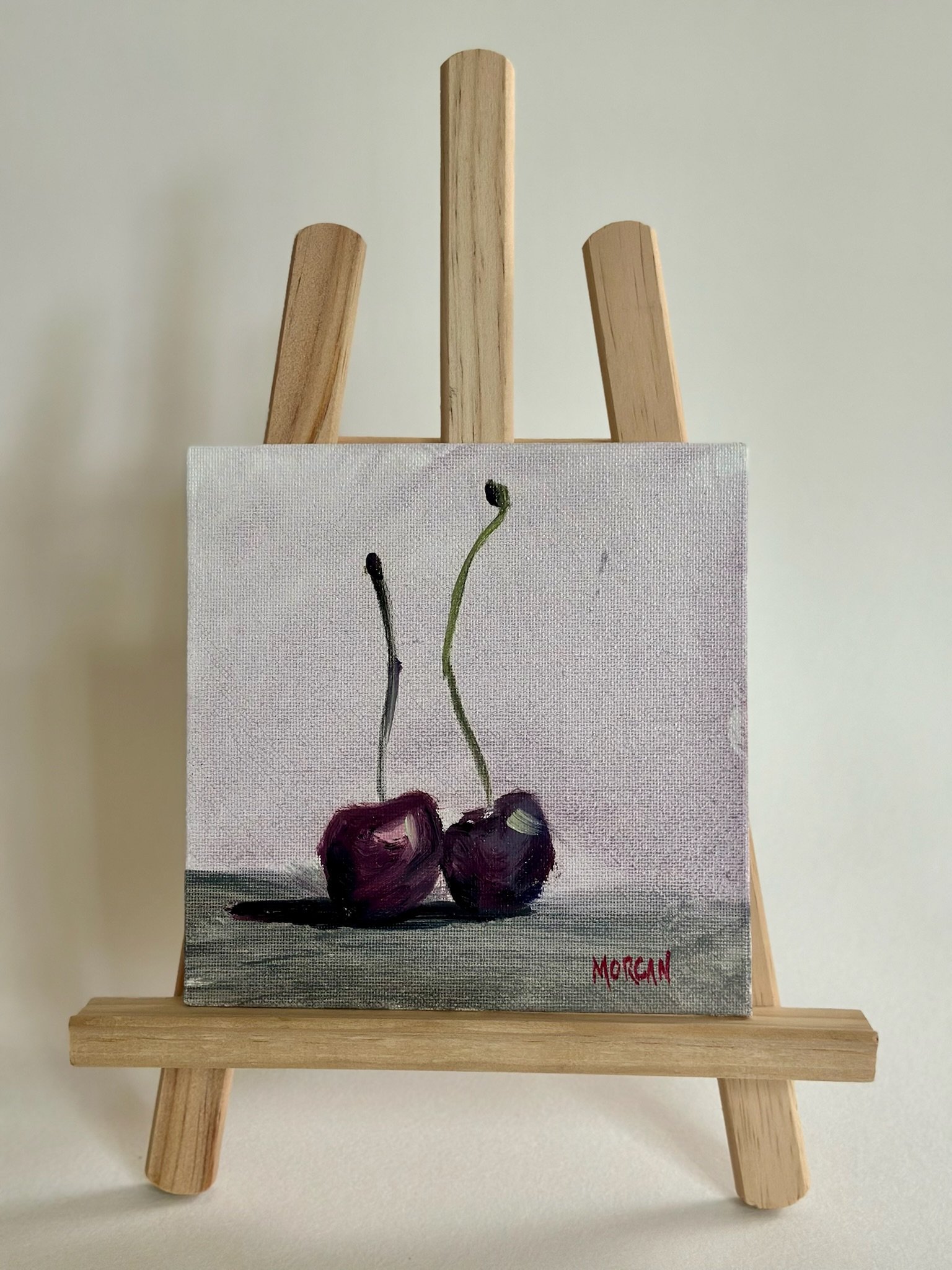 Cherry Mini V, 6"x6"