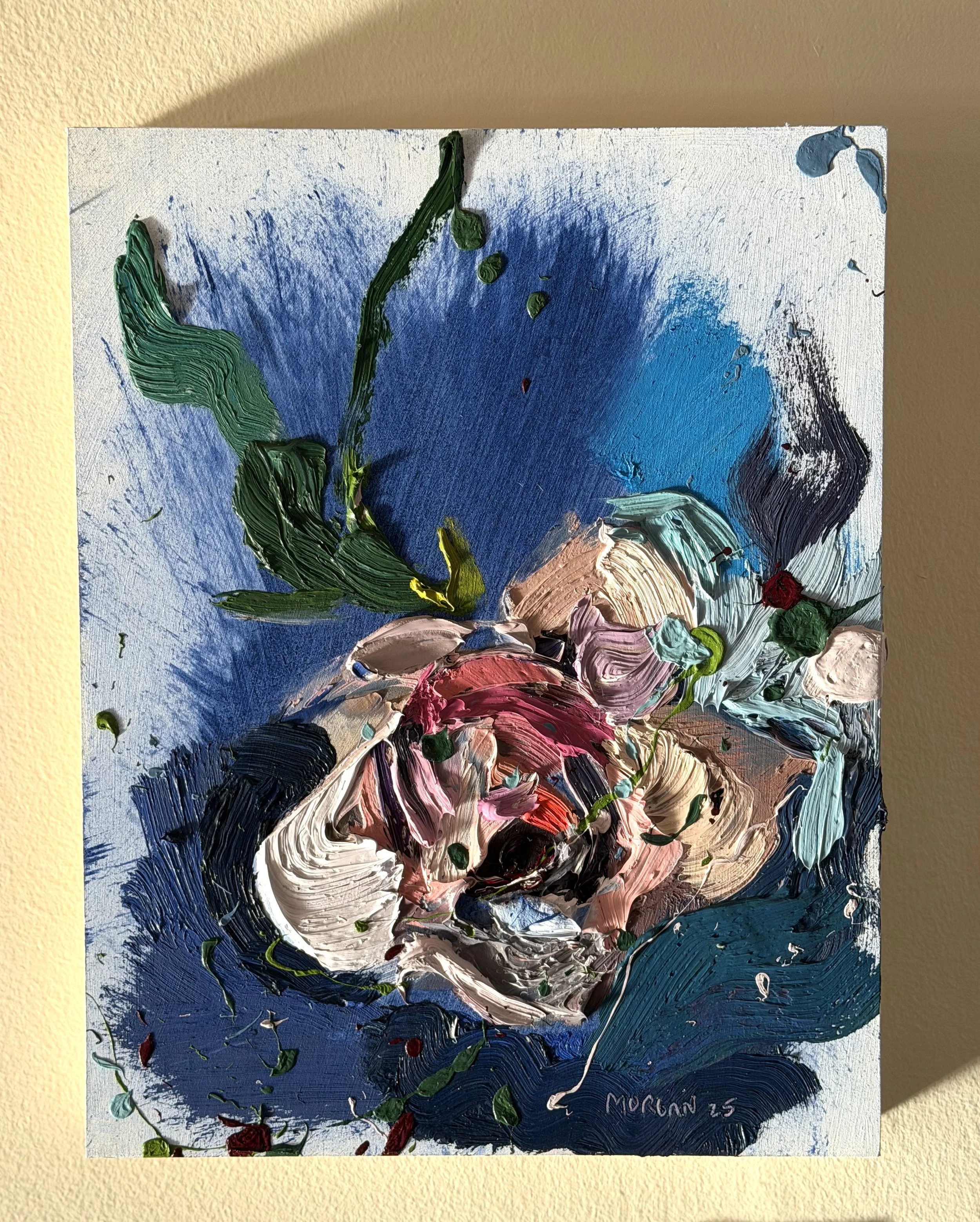 Party Rose No. 4 (Carolina Blue), 11"x14"