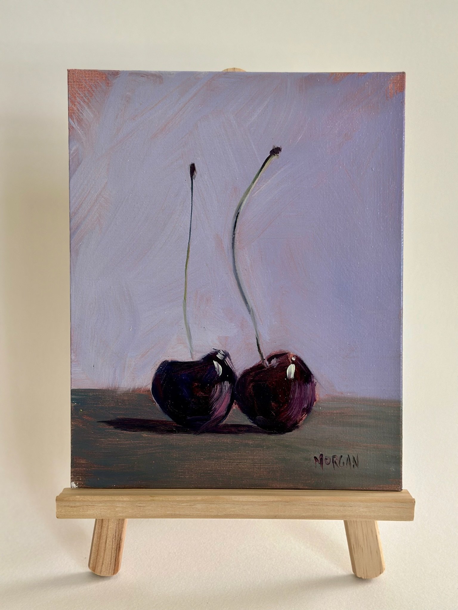 Cherry Study IV, 8"x10"