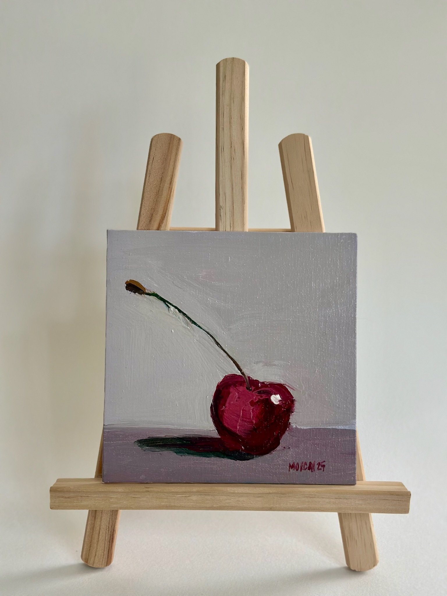Single Cherry, 6"x6"