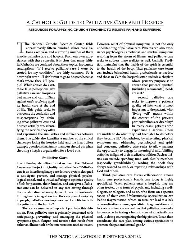Catholic Guide to Palliative Care and Hospice—English—Print Copies