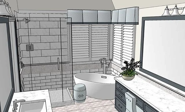 Sneak peek of Mimi &amp; Papa&rsquo;s bathroom 😍