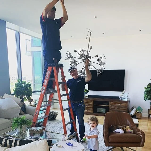 Our electricians had an extra helper today... complete with his own tools! #lukejoseph #highlandproject