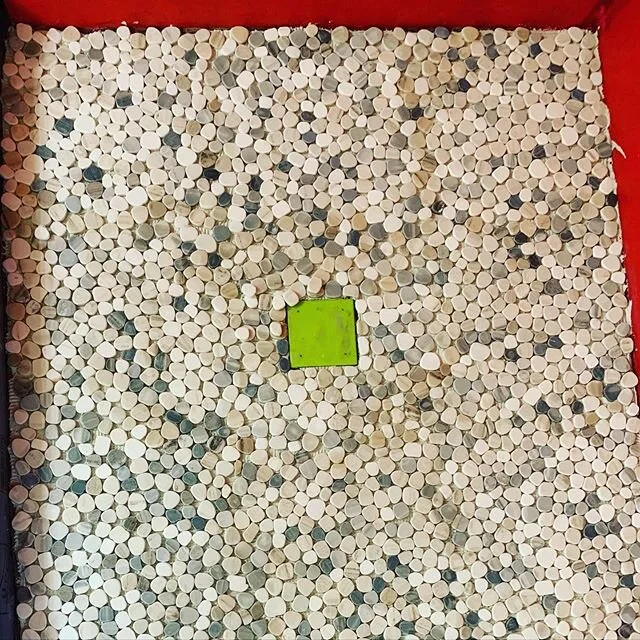 Eeeek!! Sneak peek of Mimi &amp; Papa&rsquo;s shower floor 😍 next week is a BIG ONE! 🎊