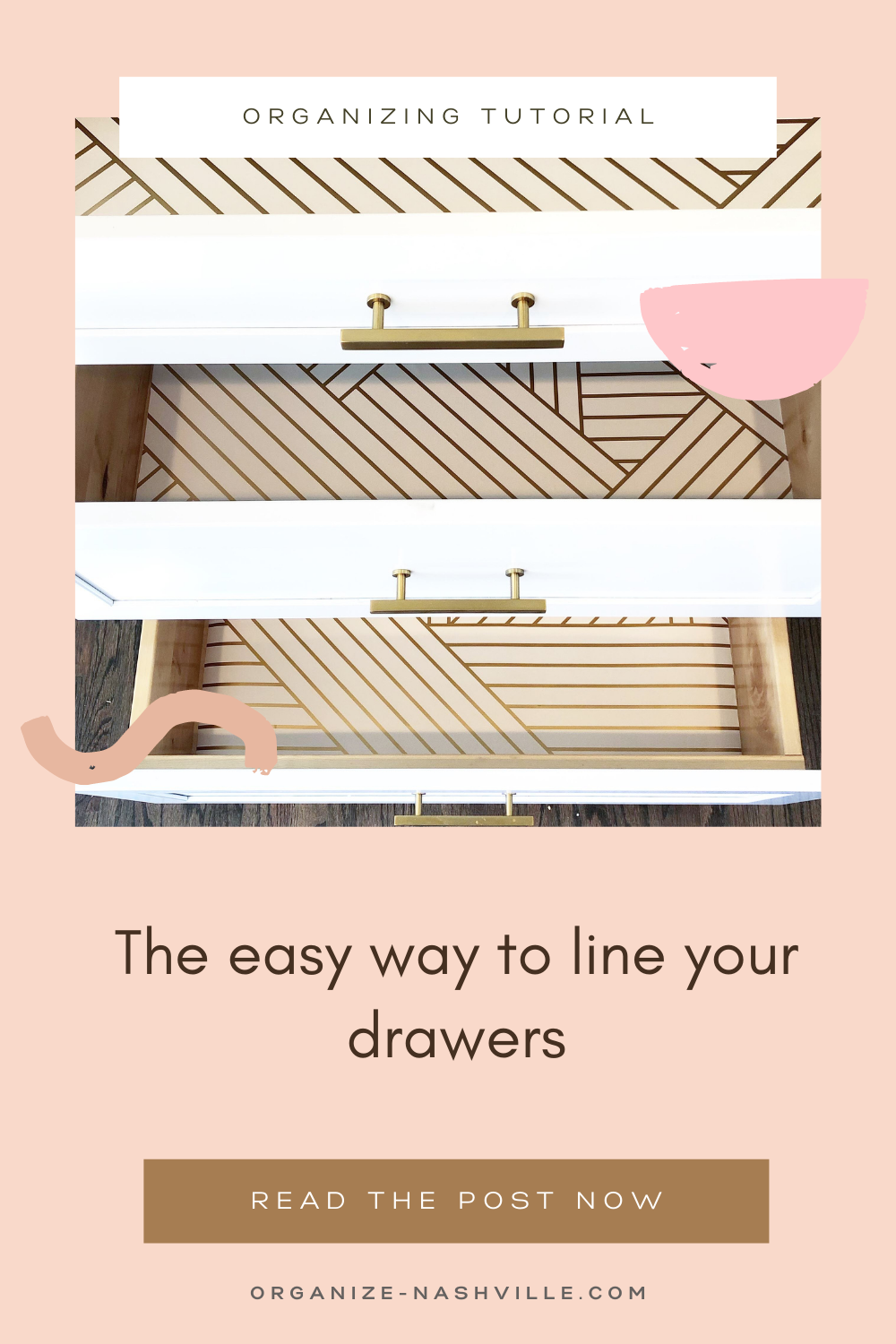 The Easiest Way To Install Drawer Liner - The Organized Mama