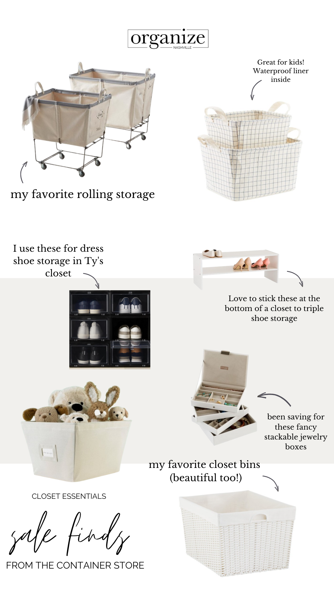 Sale Finds: Closet + Storage