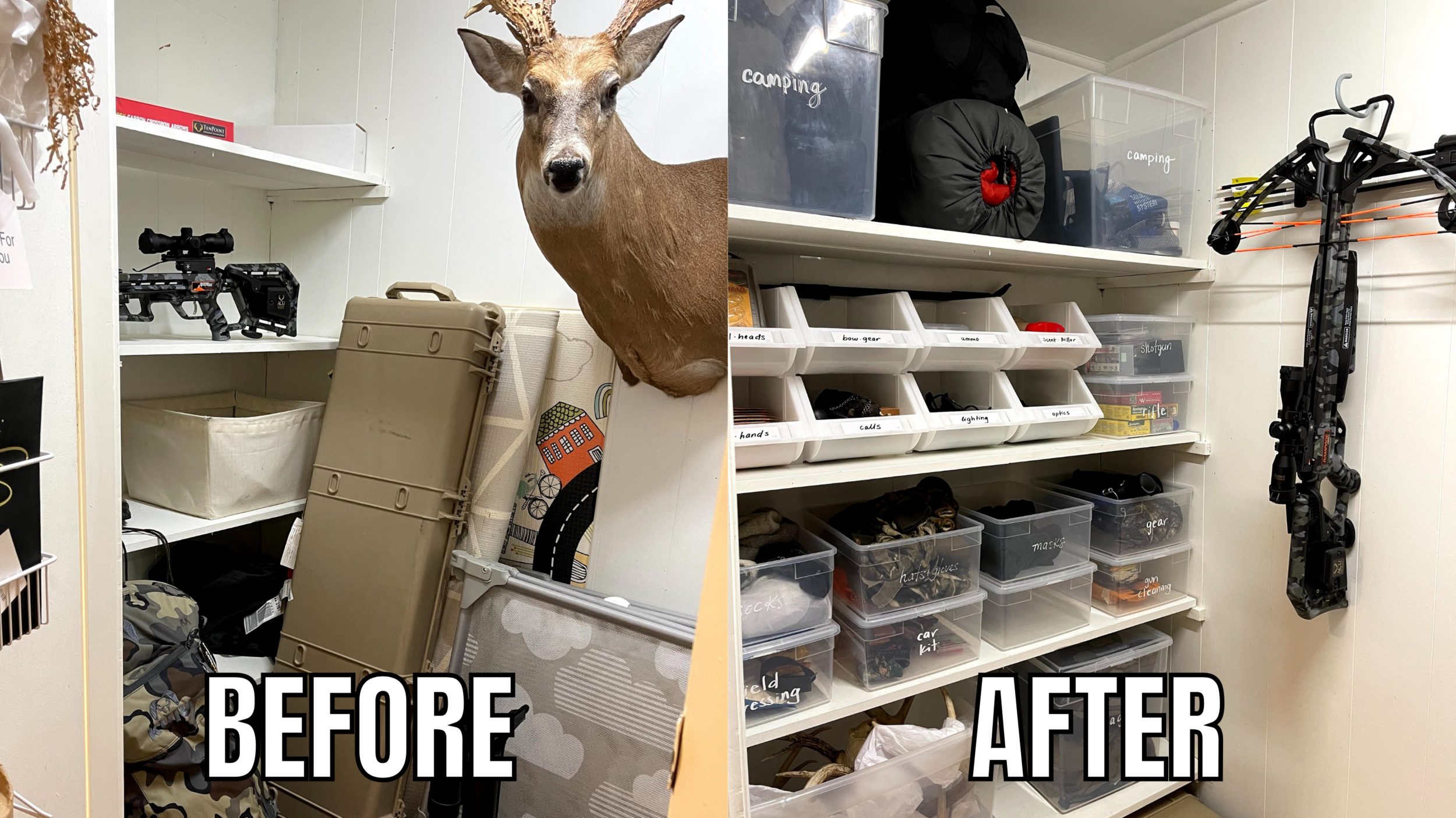 Hunting Closet Storage Ideas Hunting Gear Organization Organize Nashville