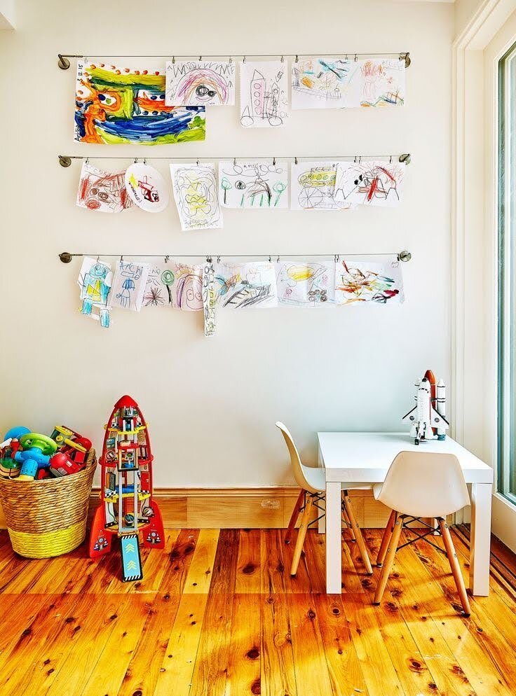 Kids' artwork: how to manage, store + organize (PLUS: cute display ideas!)